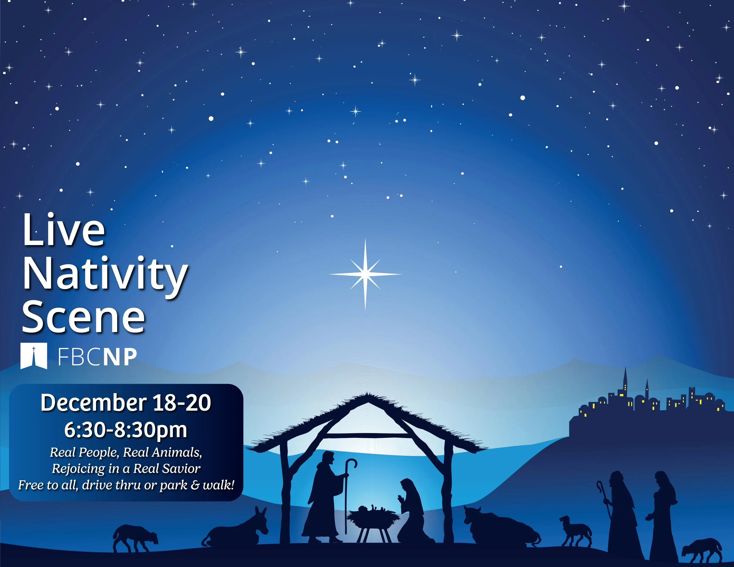 Live Nativity Scene