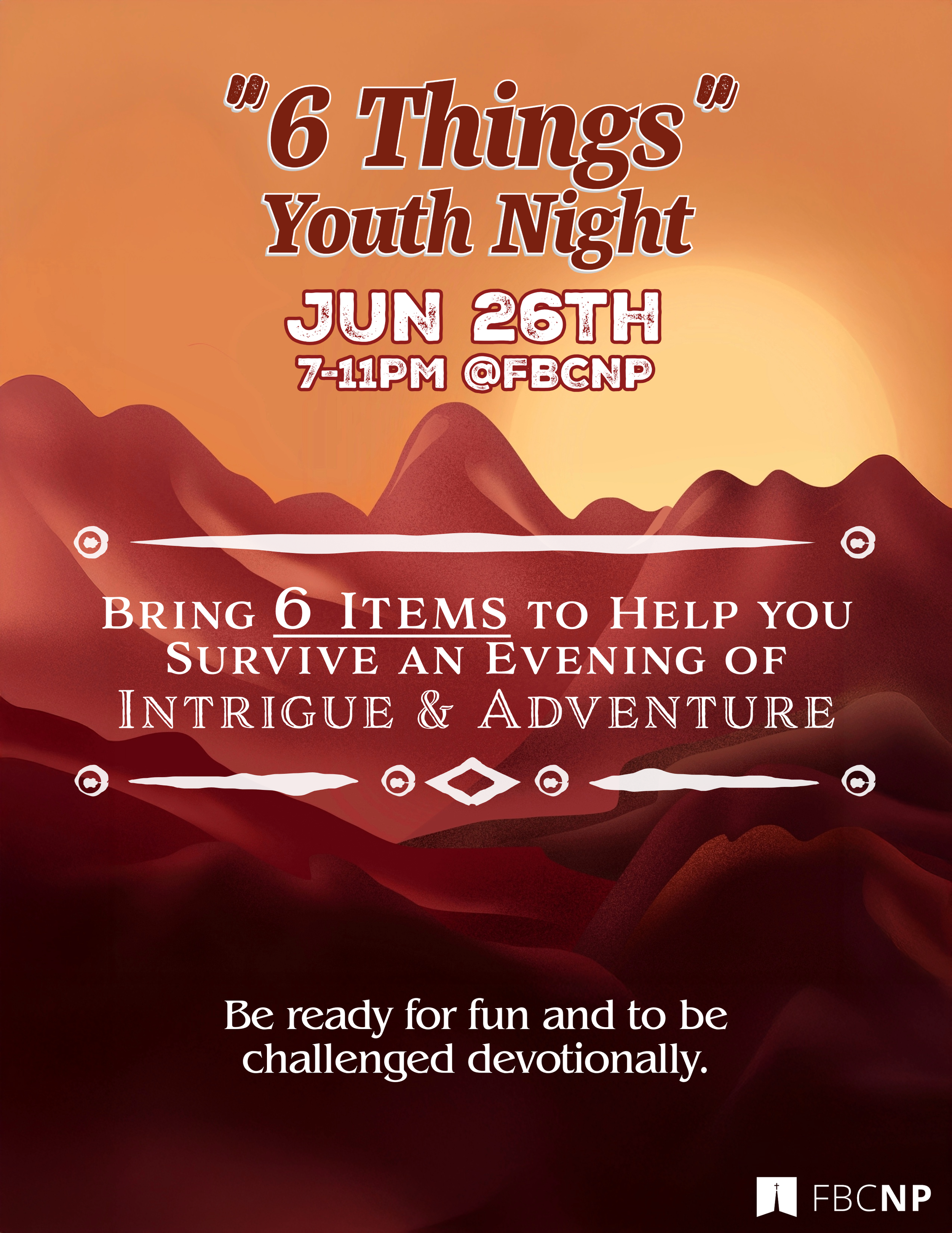 Youth Event: 6 Things