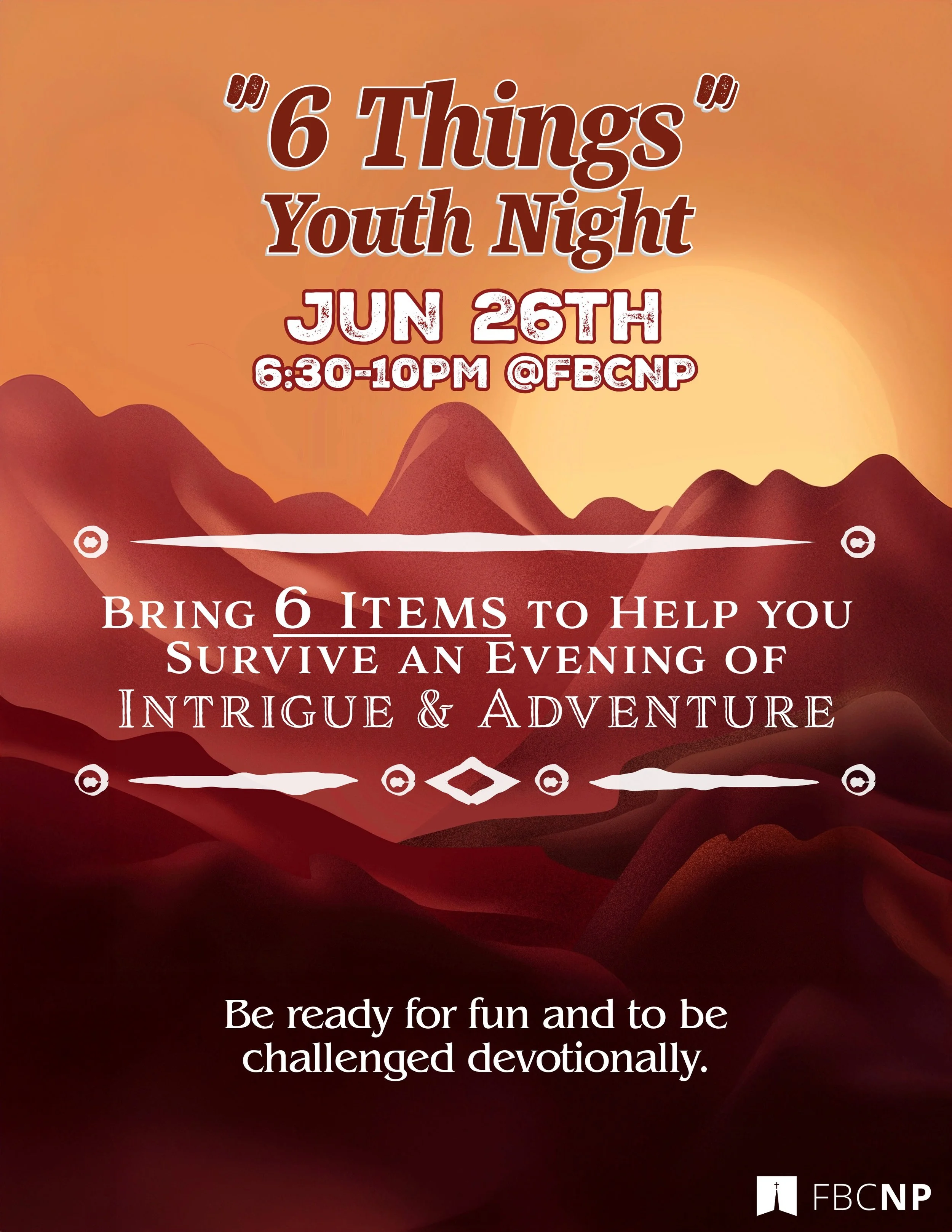 Youth Event: 6 Things