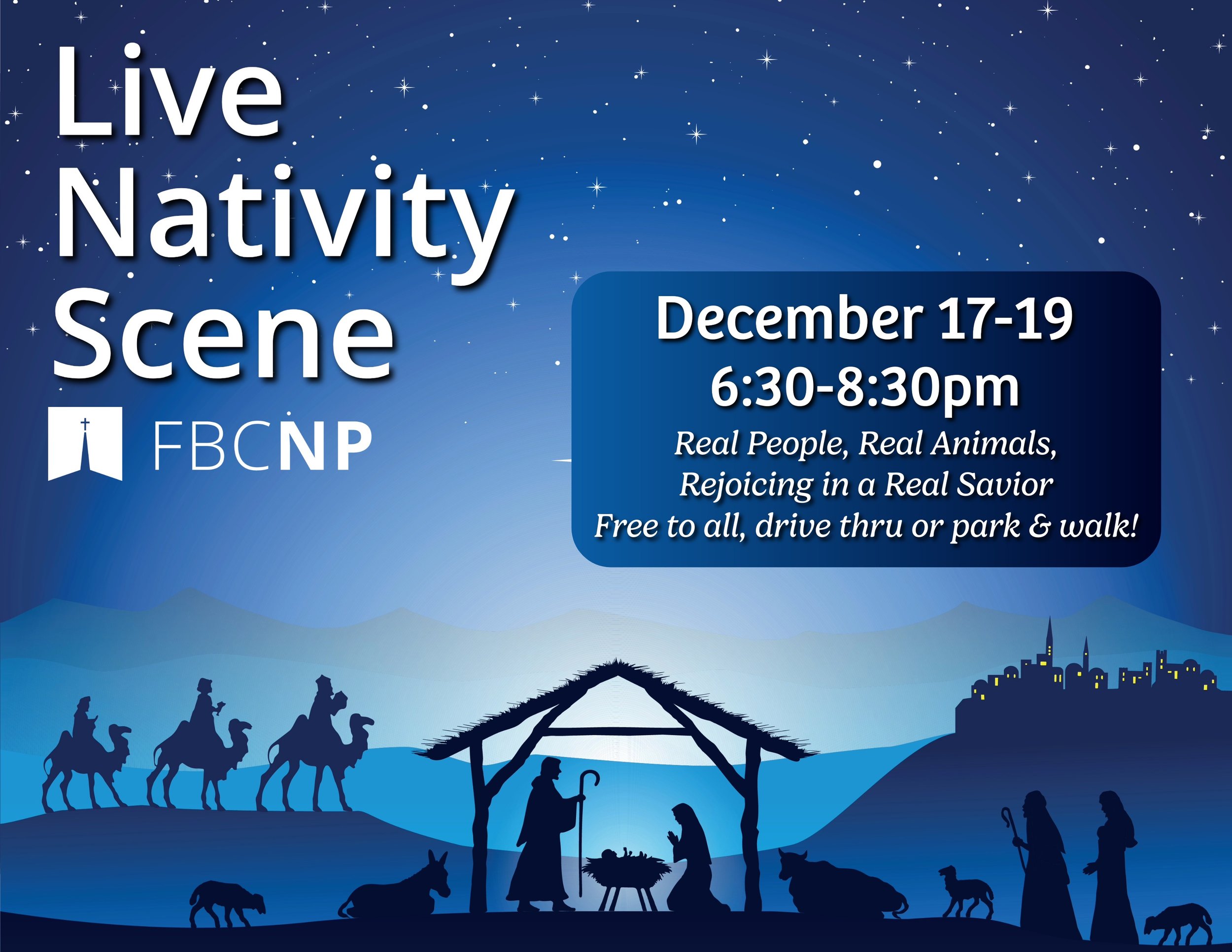 Live Nativity Scene