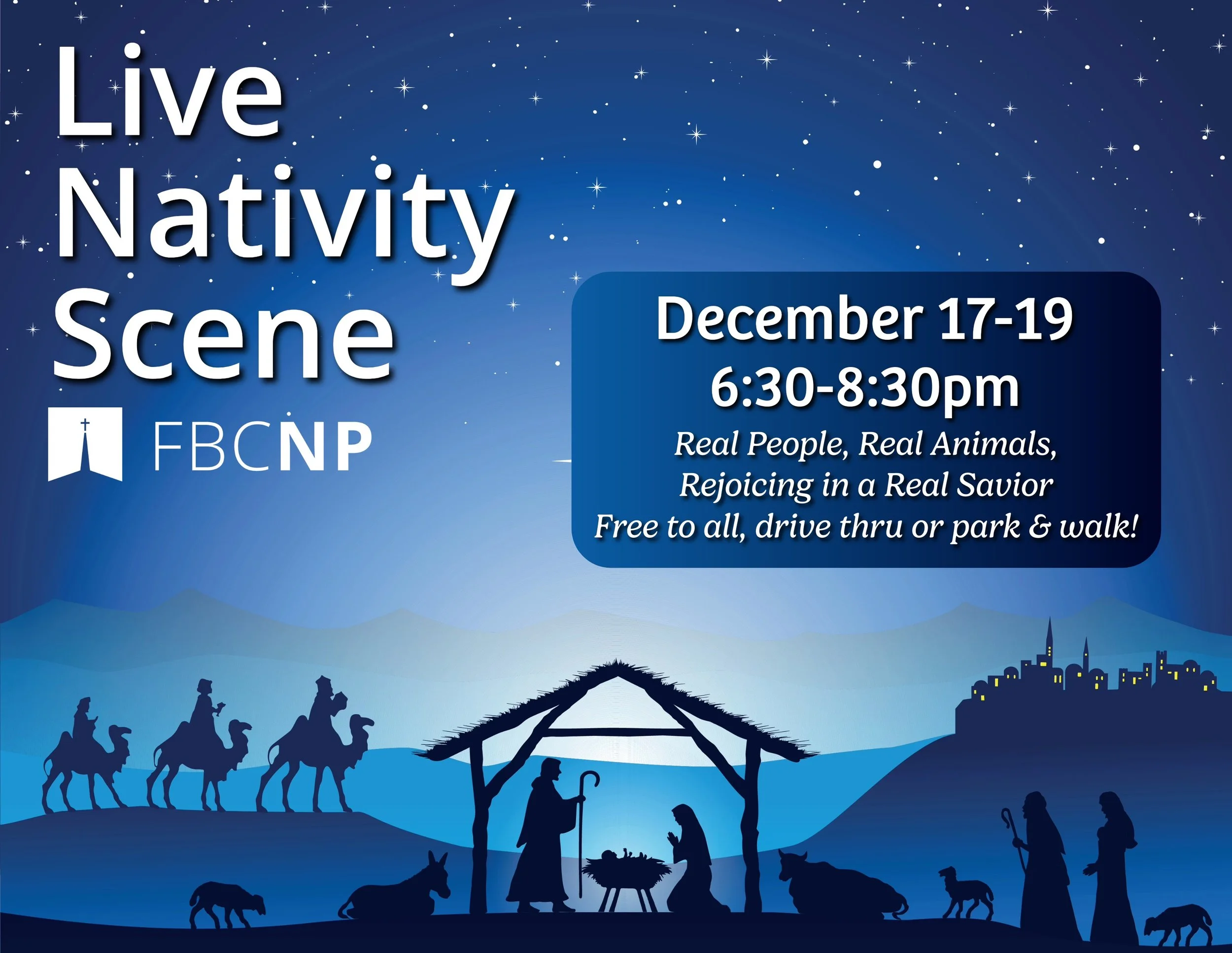 Live Nativity Scene