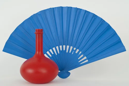 Sake Bottle and Fan, 2011