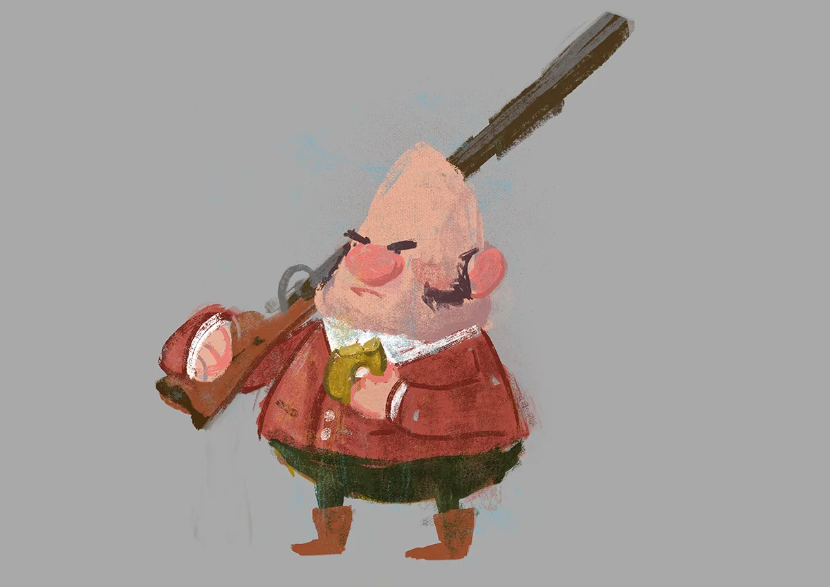 Fantastic Mr. Fox - Character Concept - Bunce