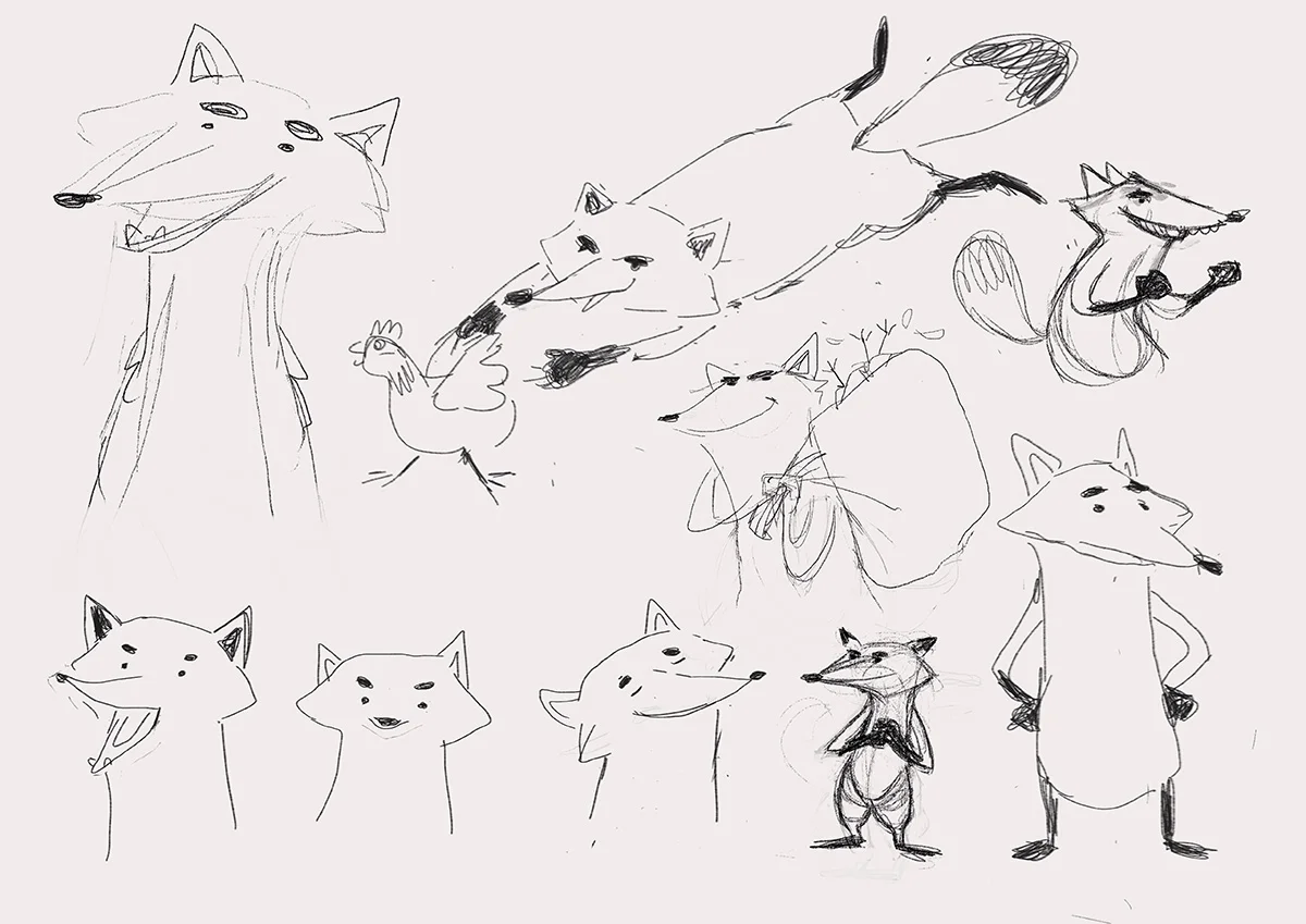 Fantastic Mr. Fox - Character Sketches