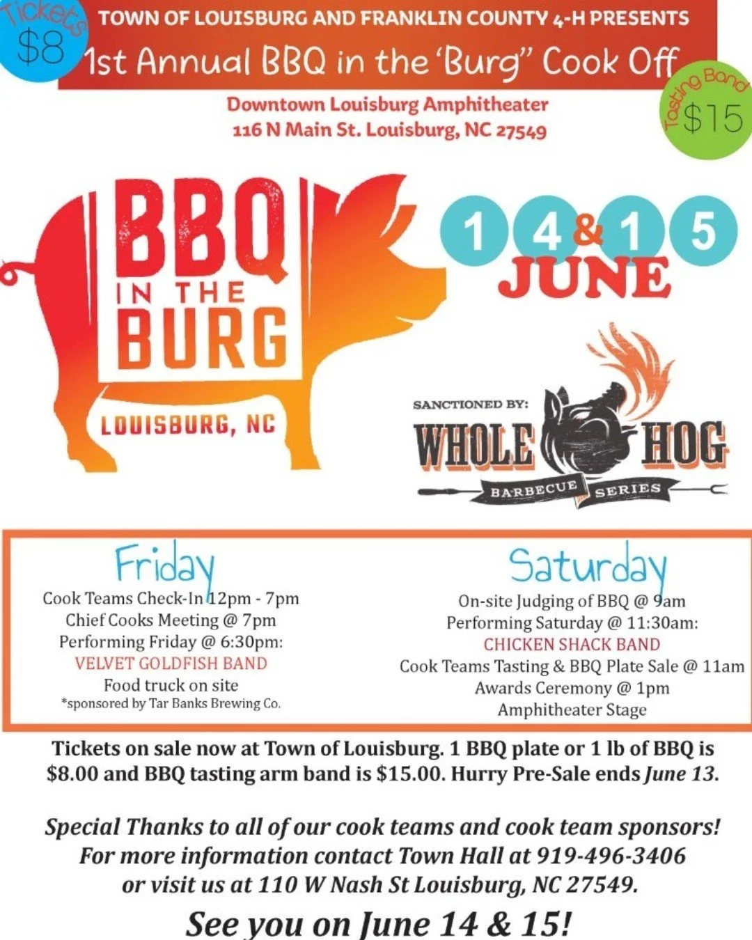 1st Annual BBQ in the Burg Coming June 14-15, 2019!