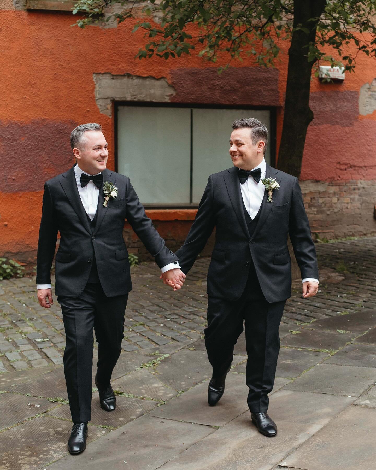 It was so lovely being back in Edinburgh to capture Ross &amp; Jack&rsquo;s wonderful wedding celebrations at the weekend. A morning getting ready and sipping champagne at the fabulous @chevaltheedinburghgrand was followed by a magical ceremony at th