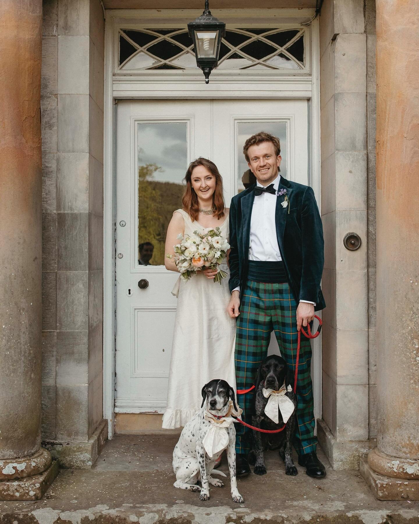 Juliet &amp; Edward tied the knot at the beautiful @traquairhouse in the Scottish Borders surrounded by all their closest family and friends. There was so much to love about this day, from Juliet&rsquo;s amazing vintage wedding dress (which was hand 