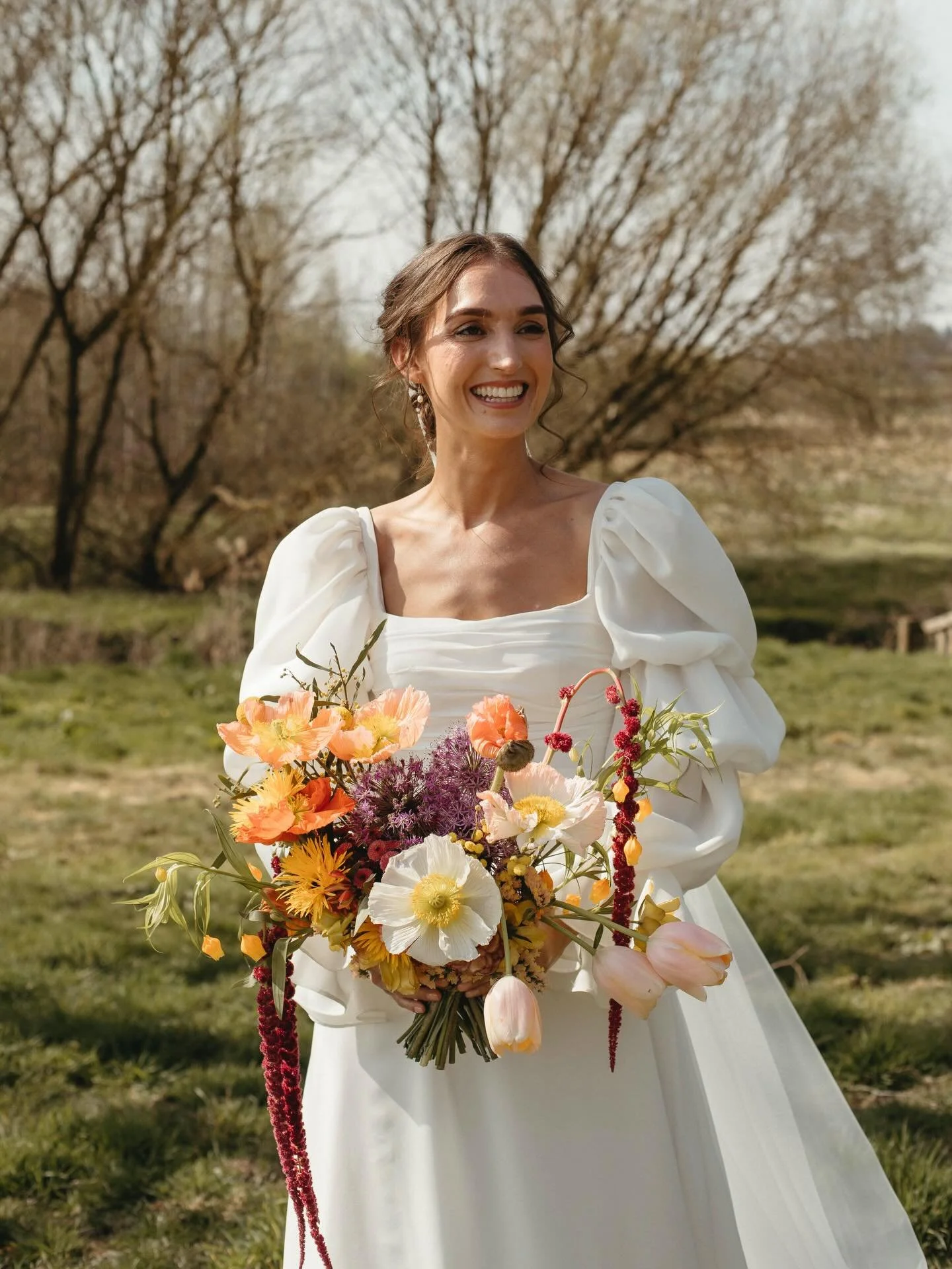Without a doubt one of my favourite outfits this year. Lisa&rsquo;s incredible one of a kind dress by the amazing @rowanjoy was an absolute dream. If wish I could pull off sleeves like that! A few moments from L &amp; R&rsquo;s wonderful Spring celeb