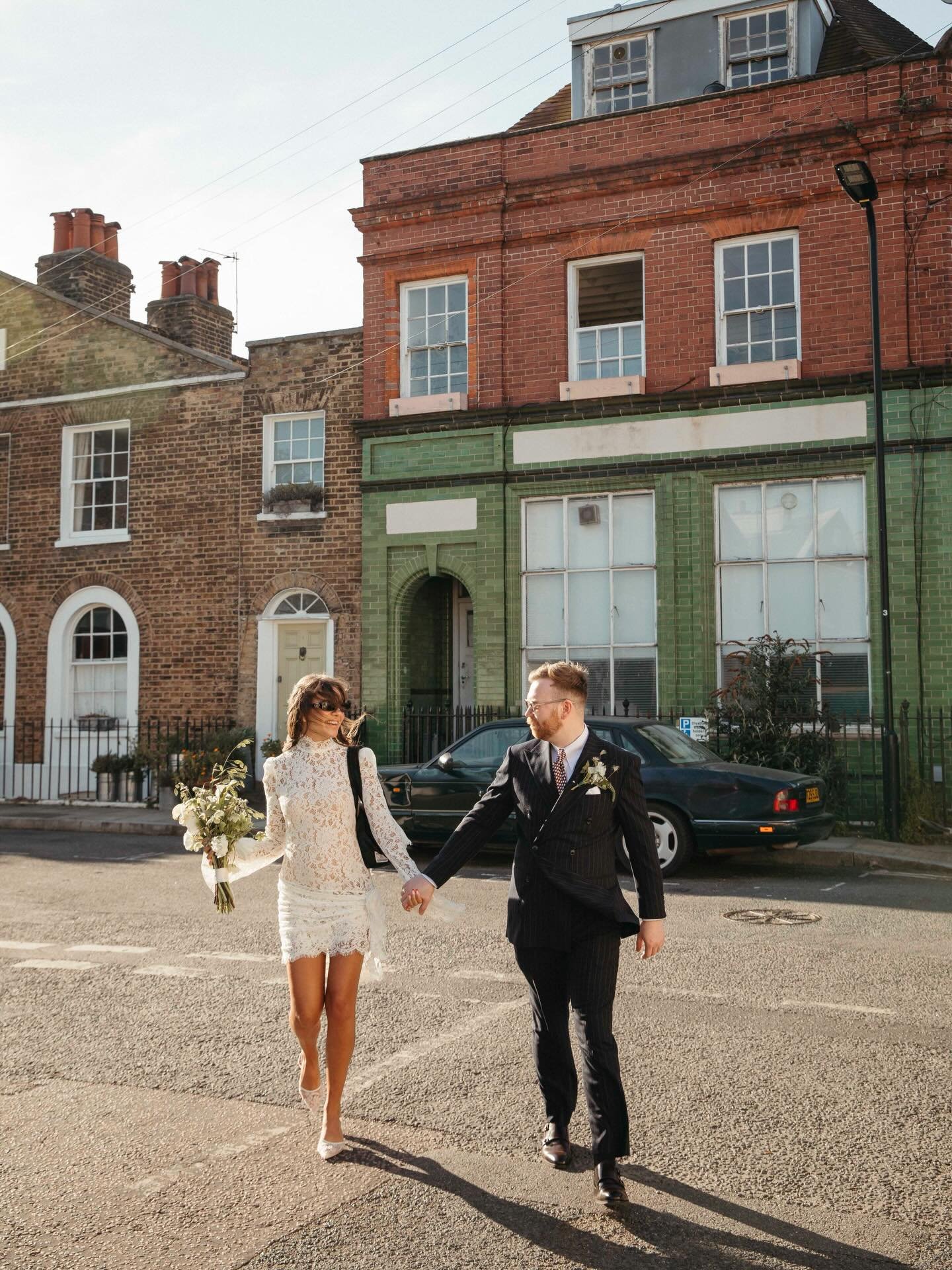 What a perfect way to kick start my 2026 wedding season. I spent a glorious sunny Tuesday in East London with Katie &amp; Stewart capturing their wonderful elopement. A lovely intimate ceremony at Hackney Town Hall was followed by pints in the pub an