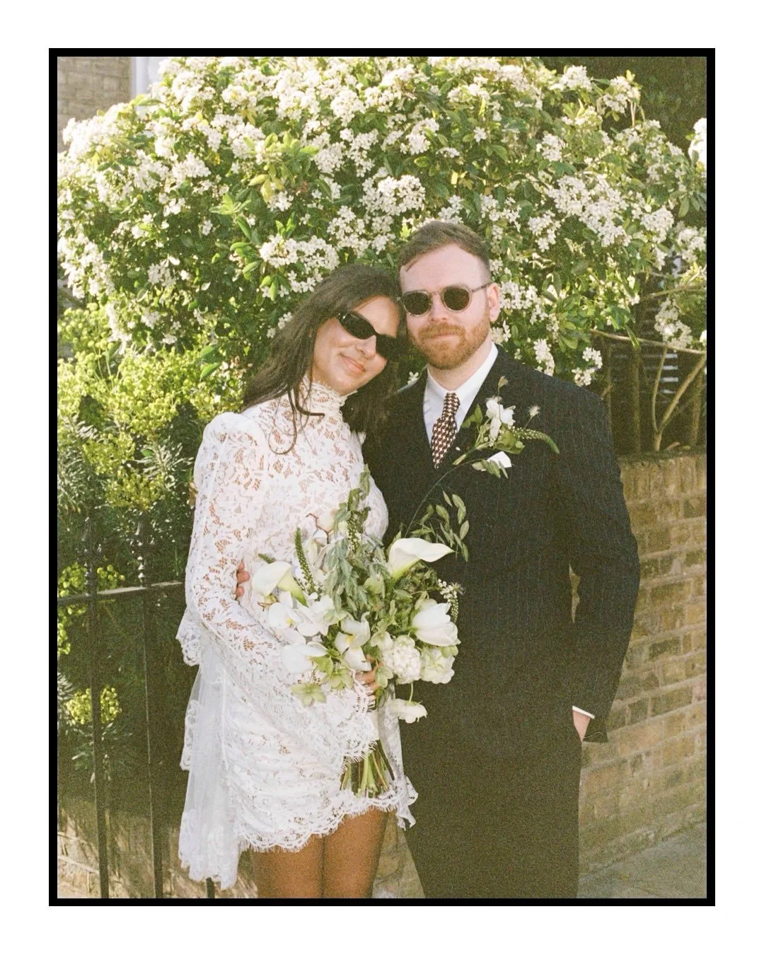 Super excited to have my first round of film back from my April shoots, and what better place to start than Katie &amp; Stewart&rsquo;s sunny East London elopement. A dream of a day with the loveliest couple. 
.
.
.
#londonweddingphotographer #london