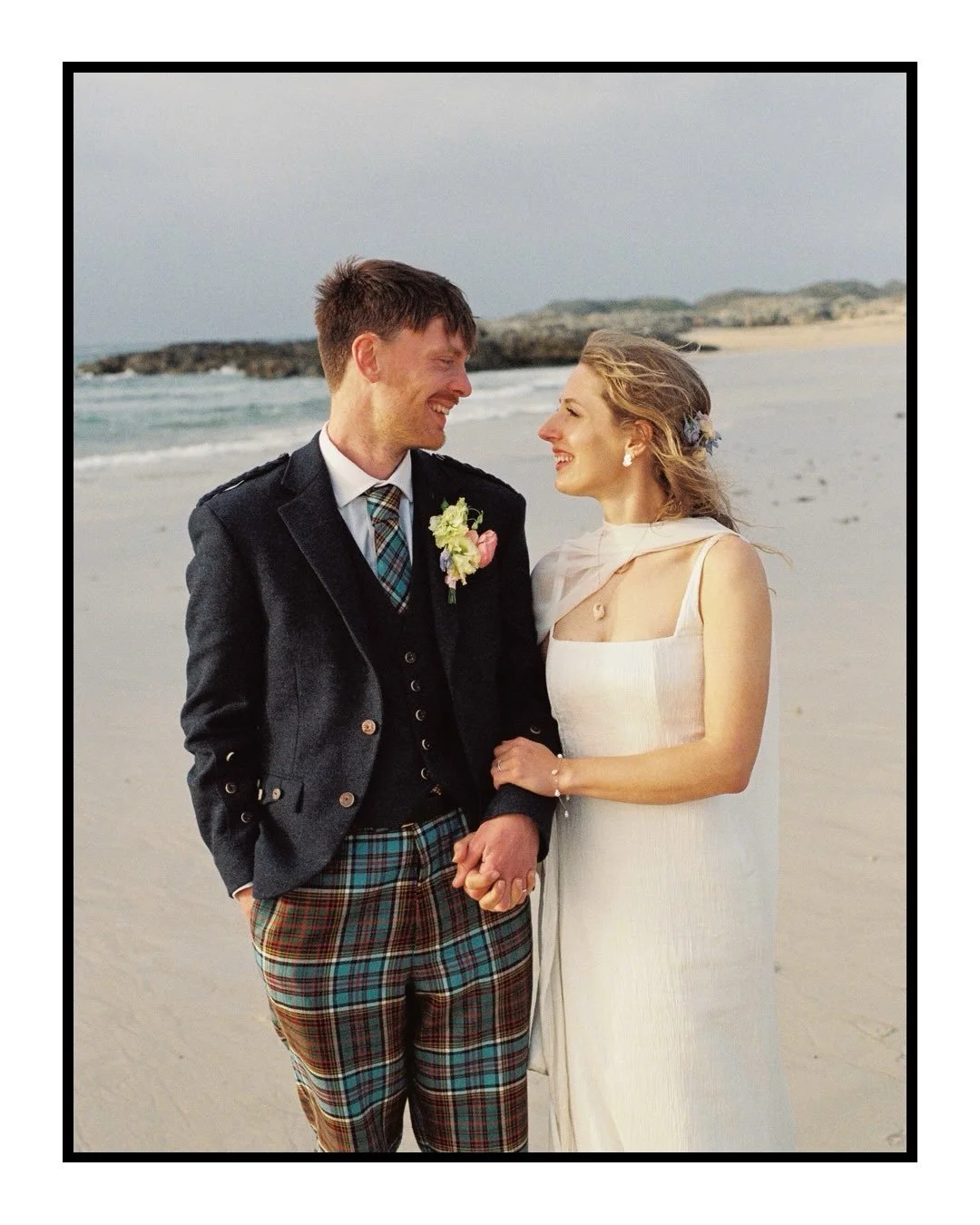 Film frames from a wonderful wedding weekend on the Isle of Coll back in June. E &amp; H&rsquo;s celebrations summed up everything I love about capturing weddings in Scotland, with so much fun and energy throughout the weekend. From the pre-wedding m