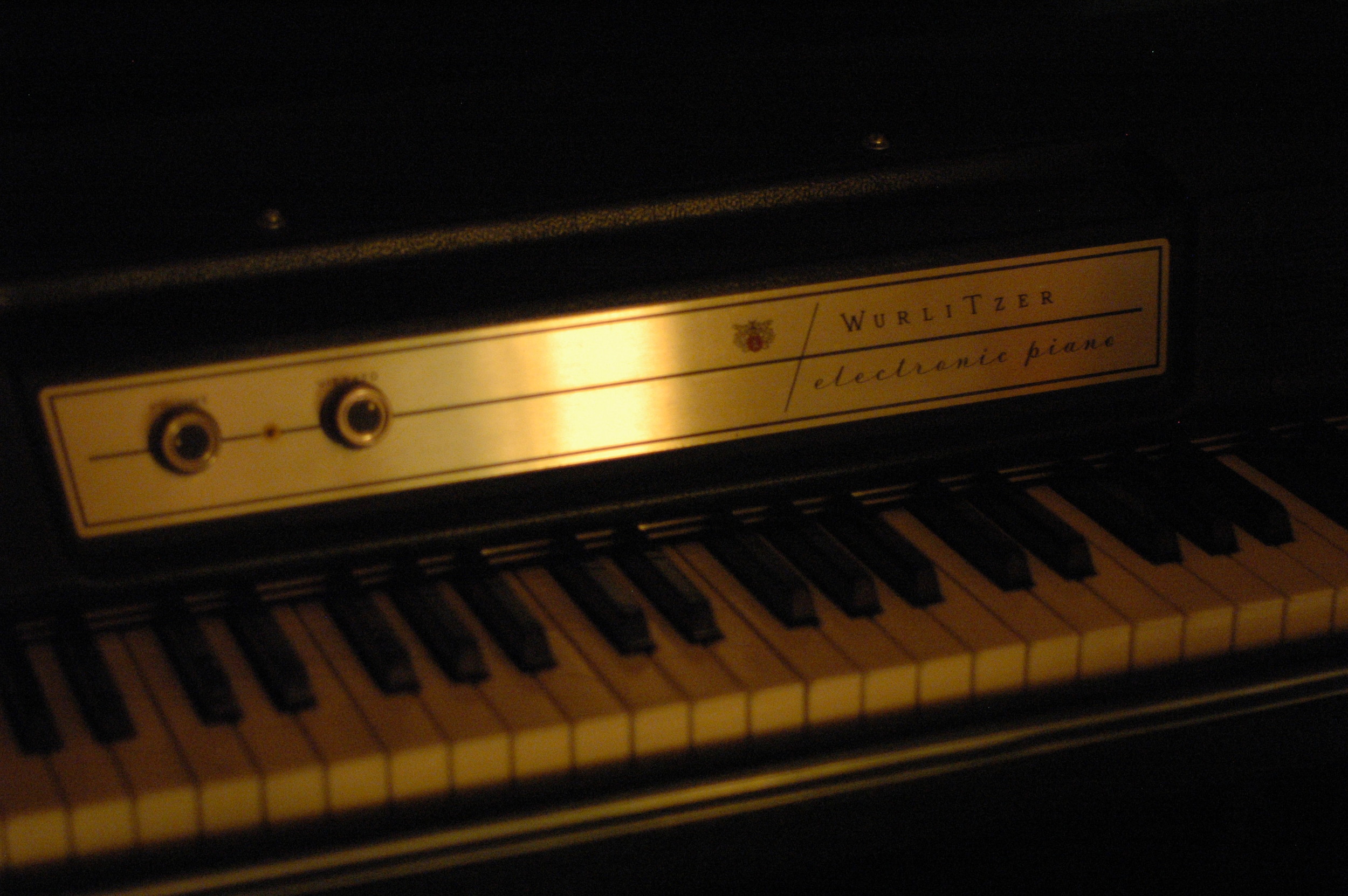 Wurlitzer 200 electric piano keyboard at Look to Listen Studios