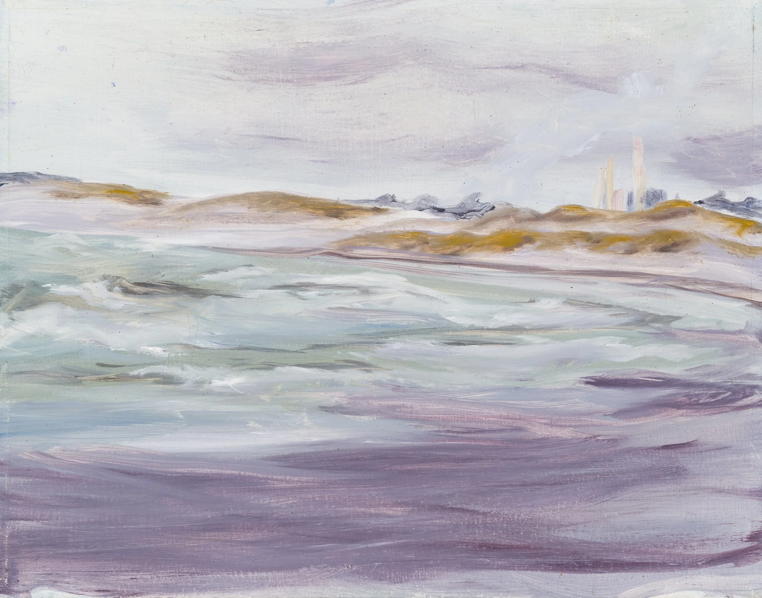 Purple and Green Beach