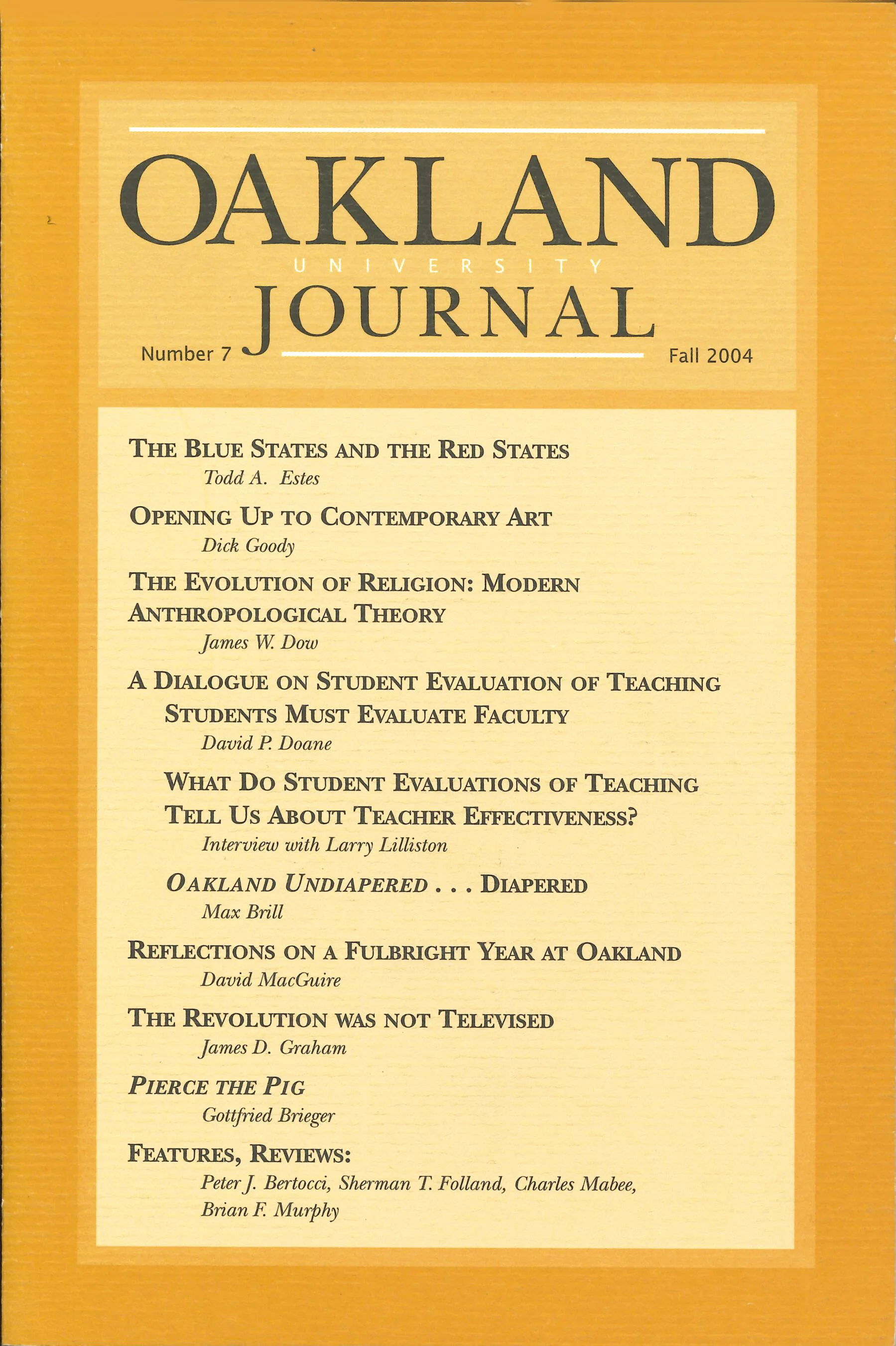 The Oakland Journal