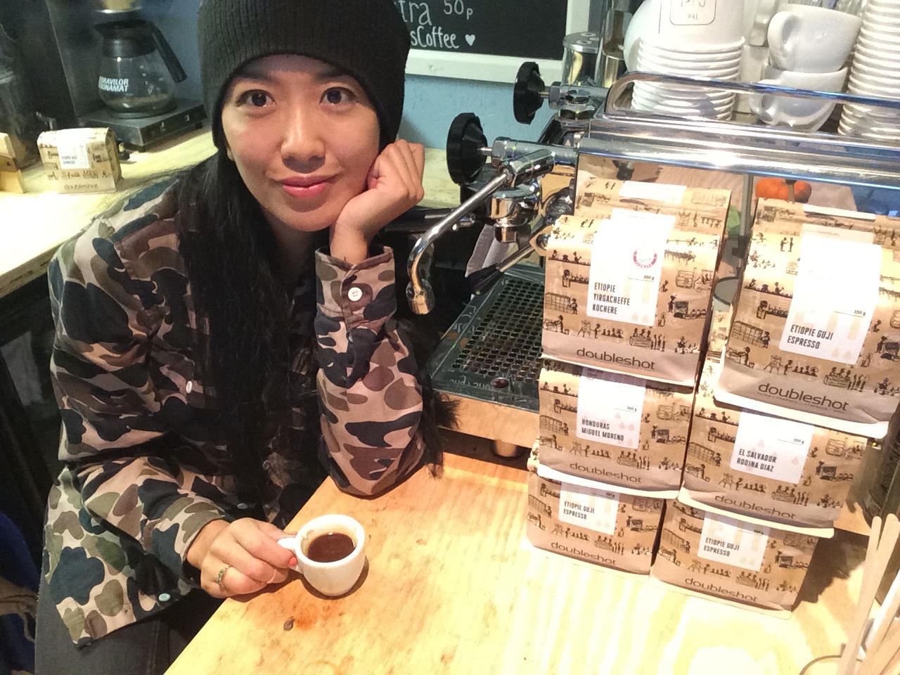 Last year's Stone & Crow Pop up Cafe, Leytonstone featuring DoubleShot CZ (Ethiopian Guji)