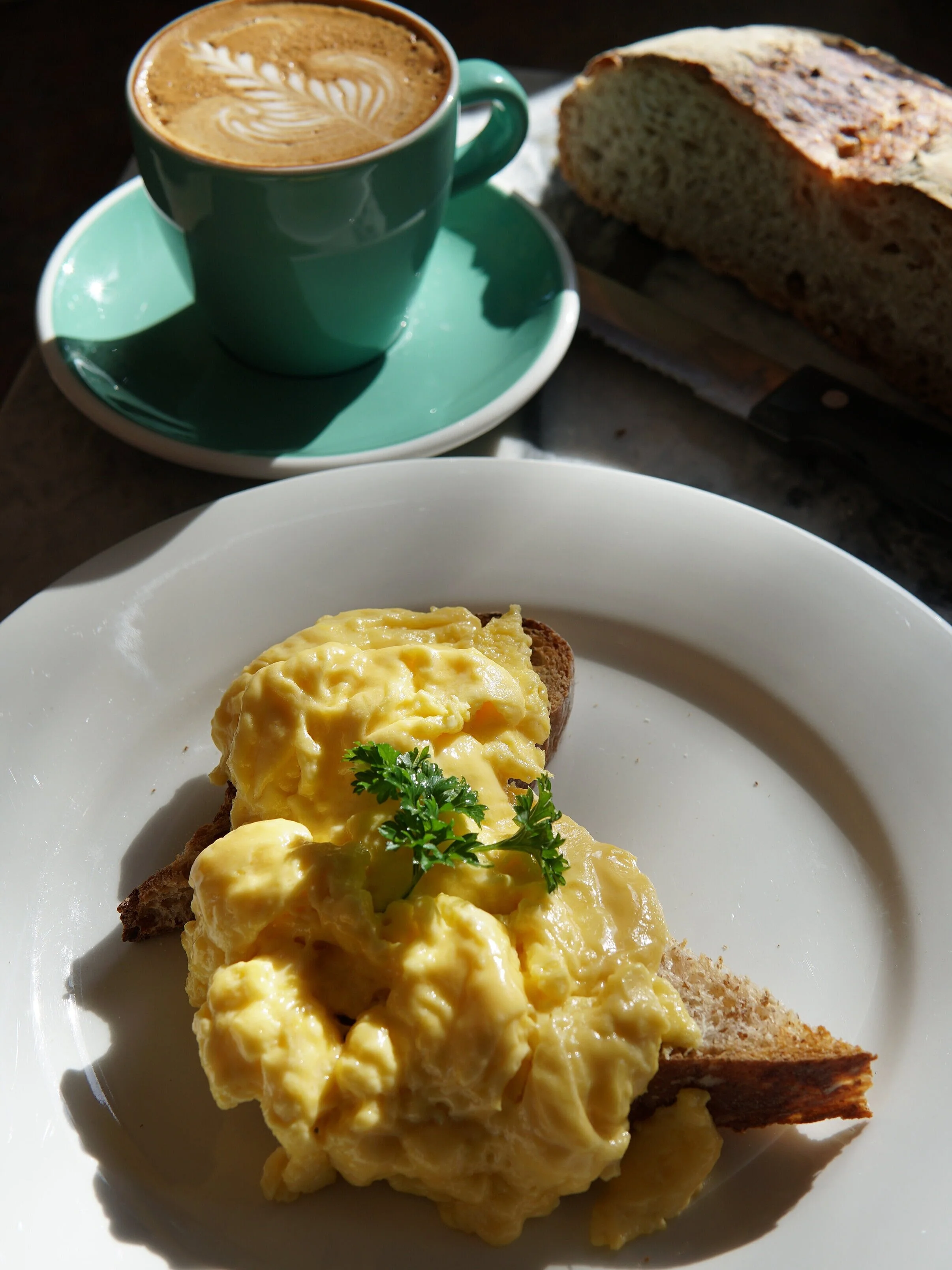 Cafe Style Silky Smooth Scrambled Eggs