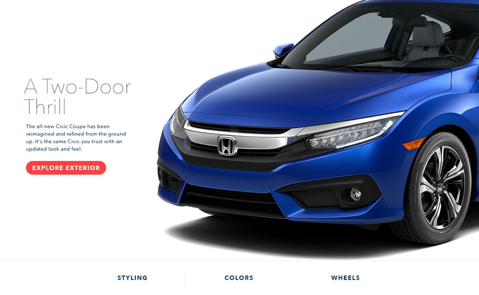 Civic Coupe Features Animatic