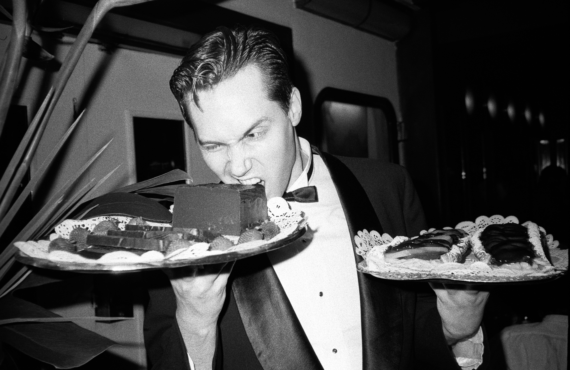 Interview luncheon with catering by Glorious Food. (1984)