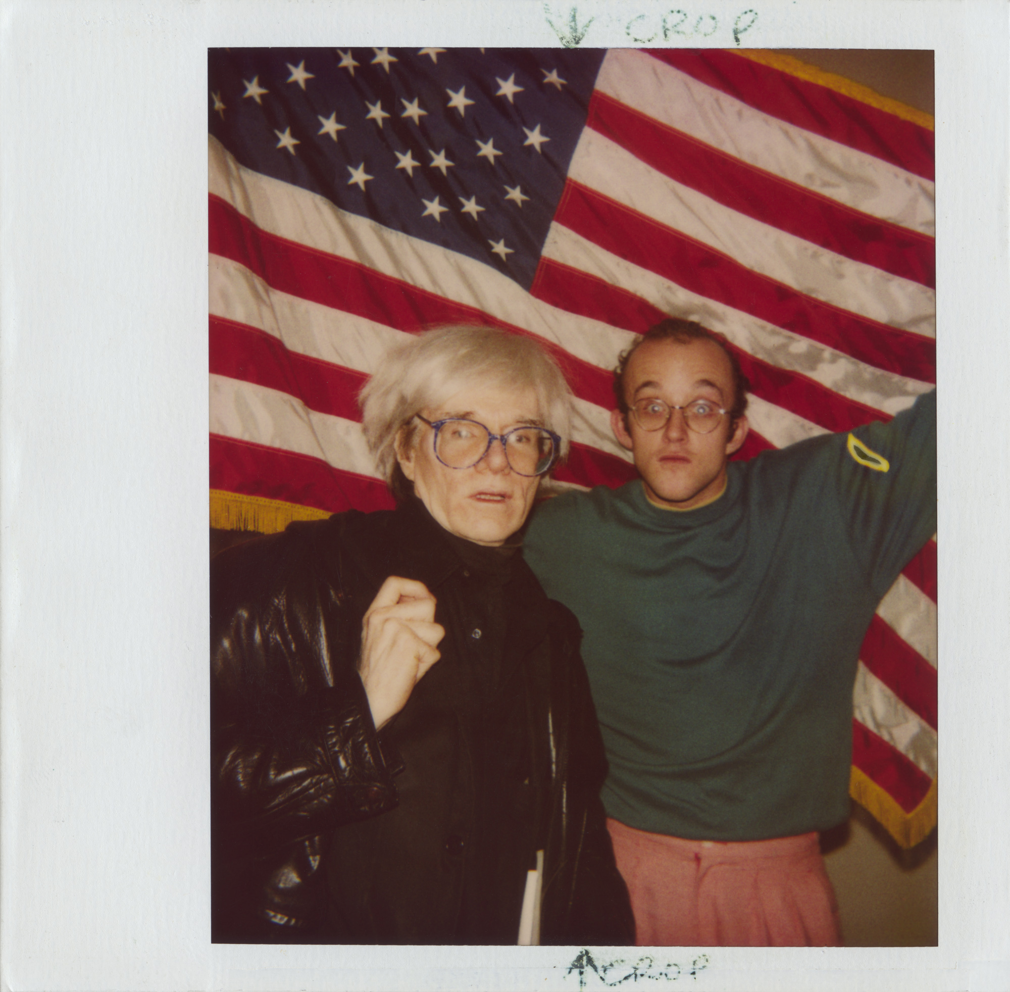  Andy Warhol and Keith Haring. 