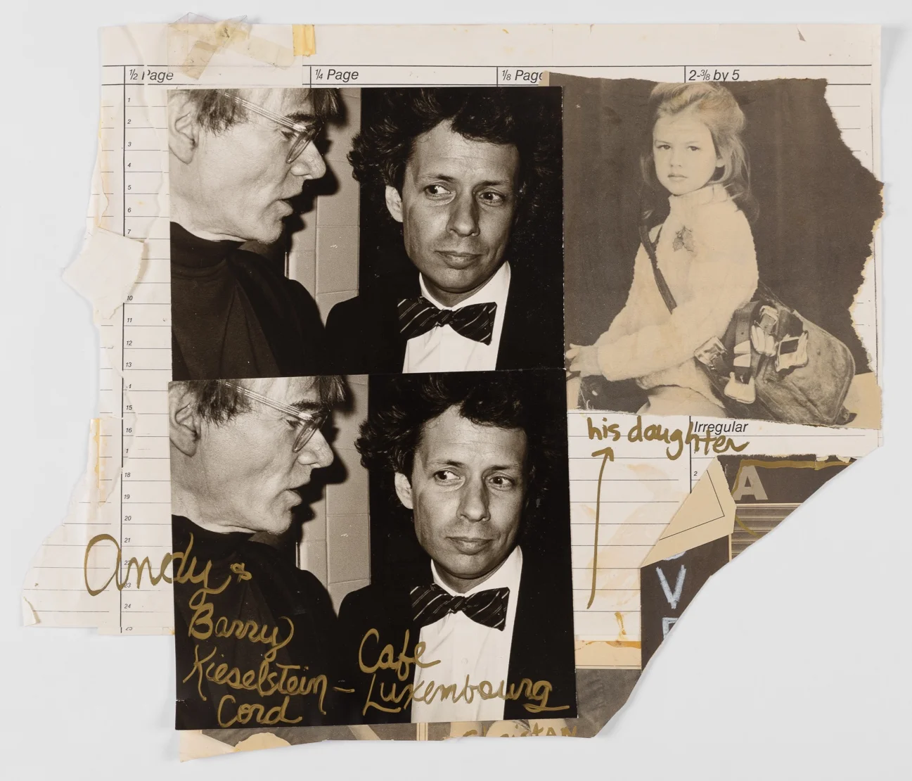 Ephemera from original installation at Beulah Land. (1984)