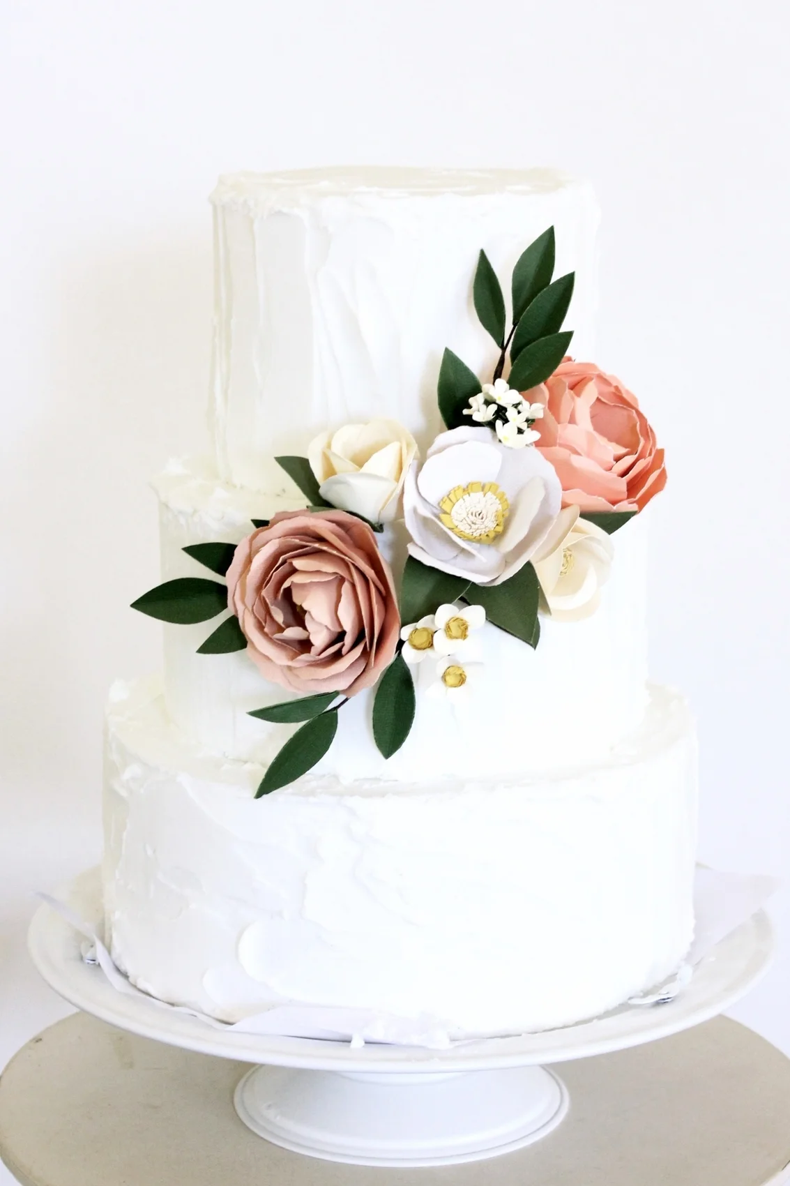 Paper Flower Cake Topper — Handmade by 