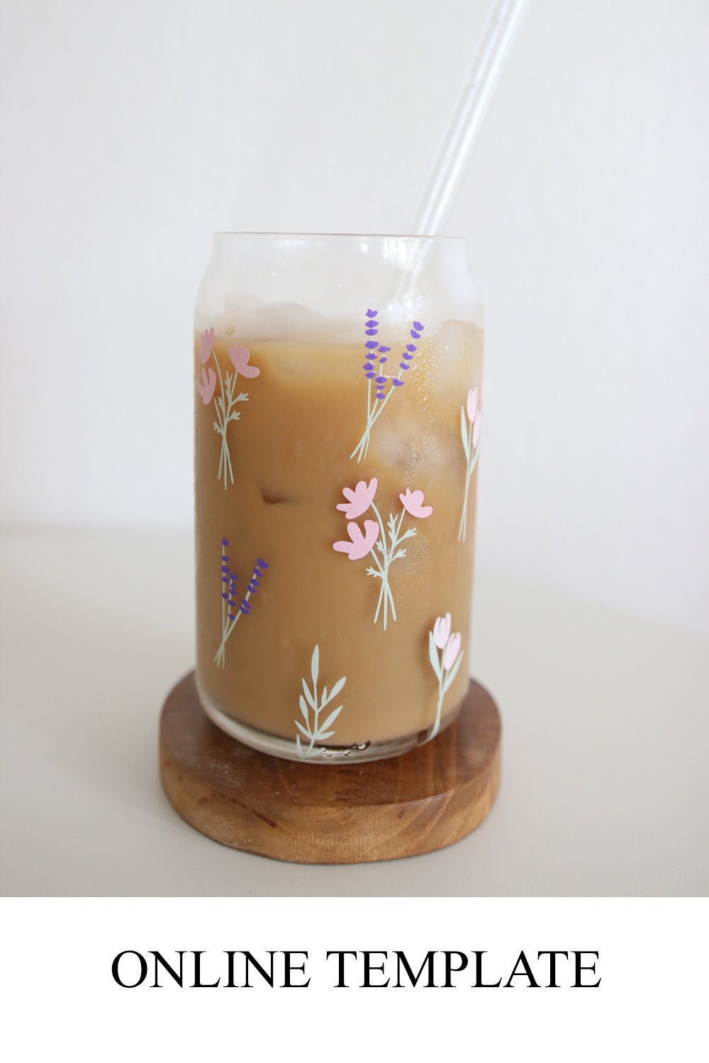 Lavender + Flowers Cutout