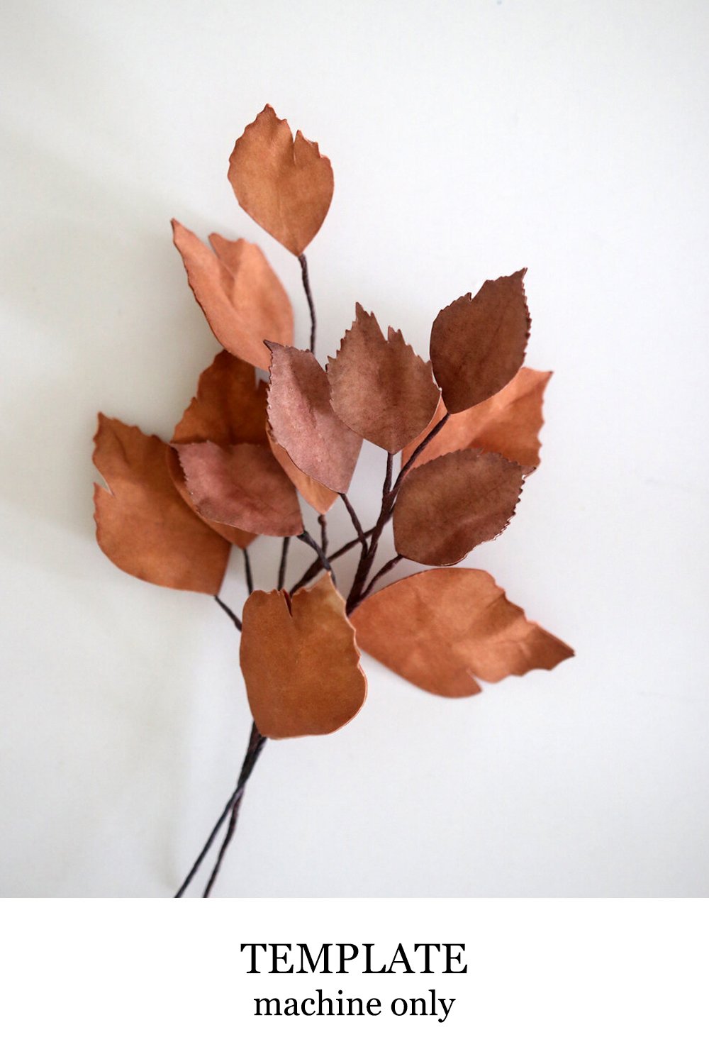 Dried Leaves Template — Handmade by Sara Kim