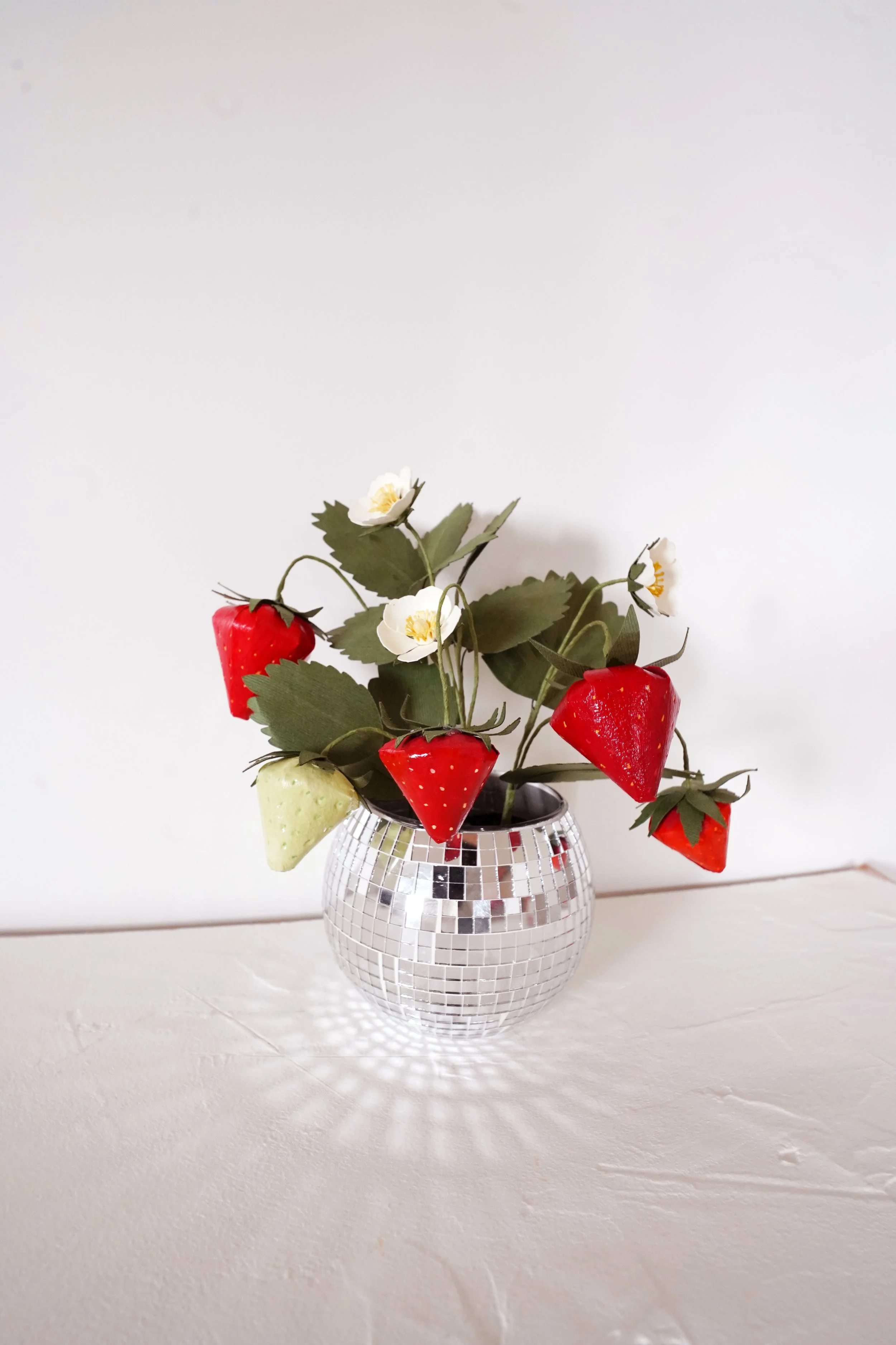 DIY Paper Strawberries – How to Make Realistic Strawberries with Cardstock!