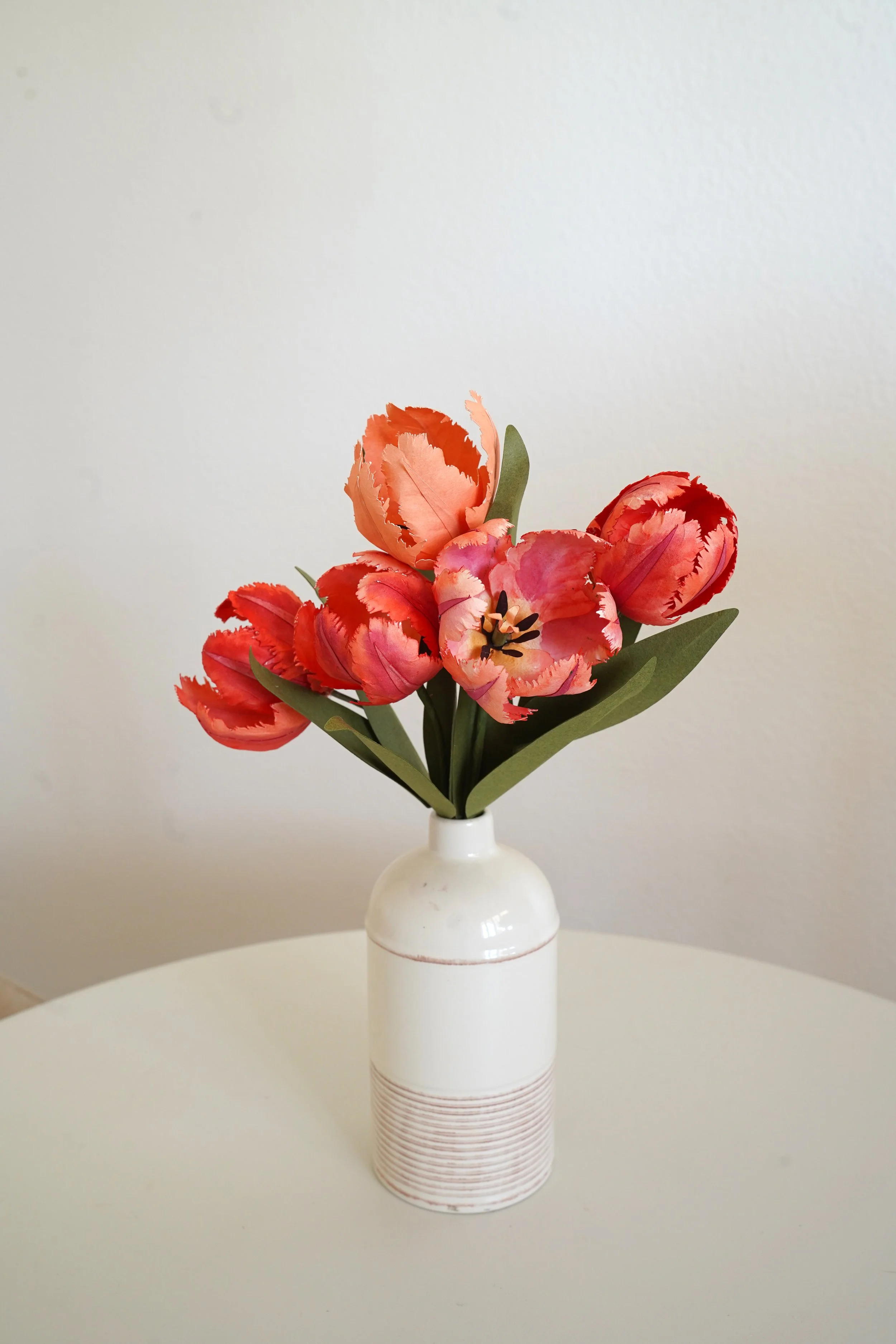 DIY Paper Parrot Tulip