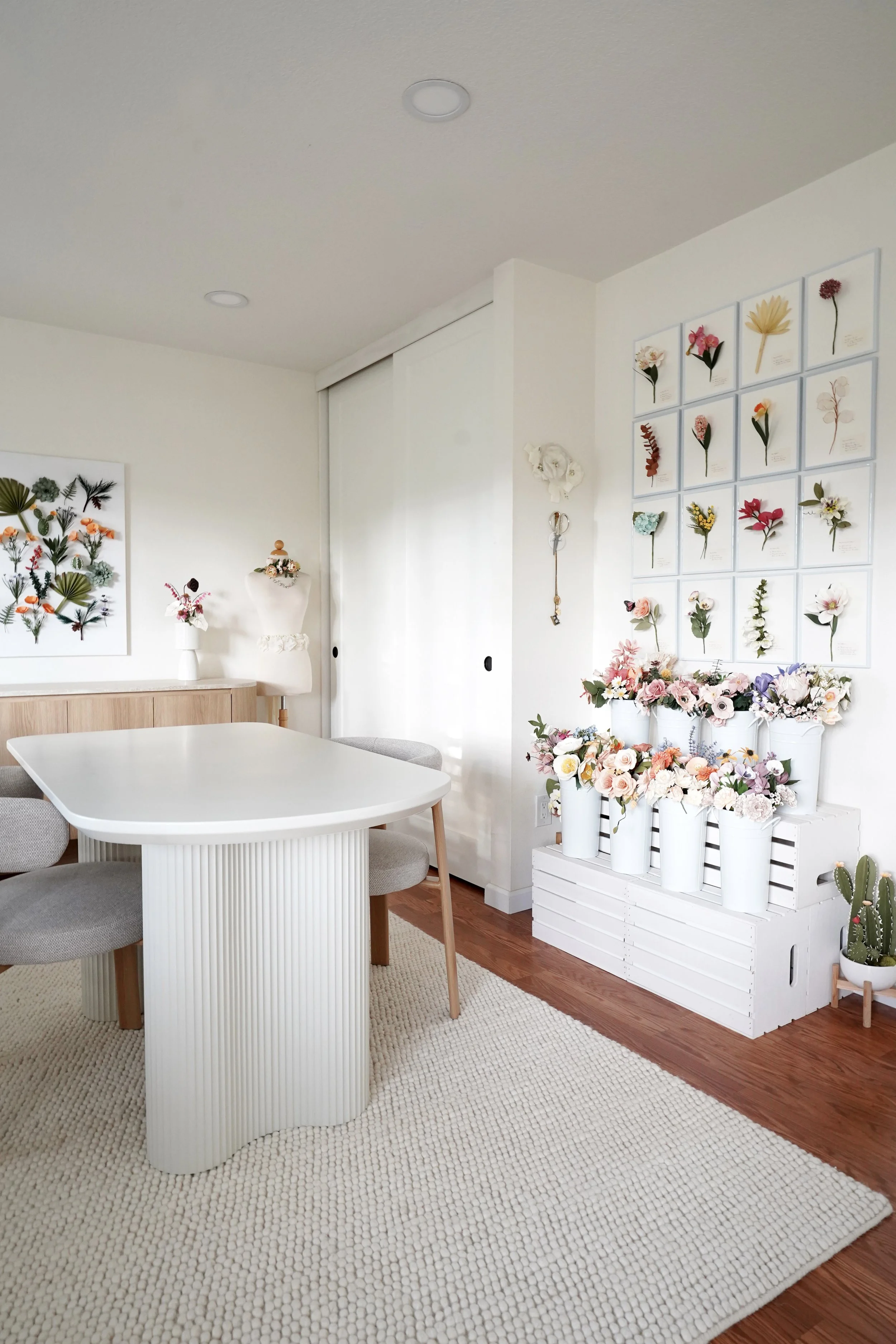 Styling Paper Plants in My Home