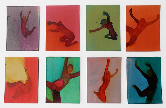 Eight Studies | 2015, ink on board, 22 x 33 cm