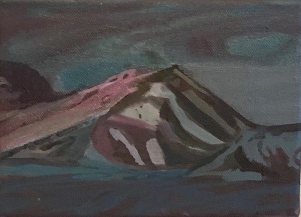 Iceland 3, 14 x20 cm, oil on canvas