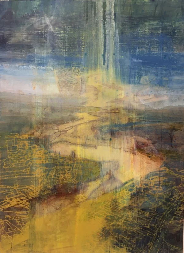 looking east 2018 , oil on panel, 36 x 27cm sold