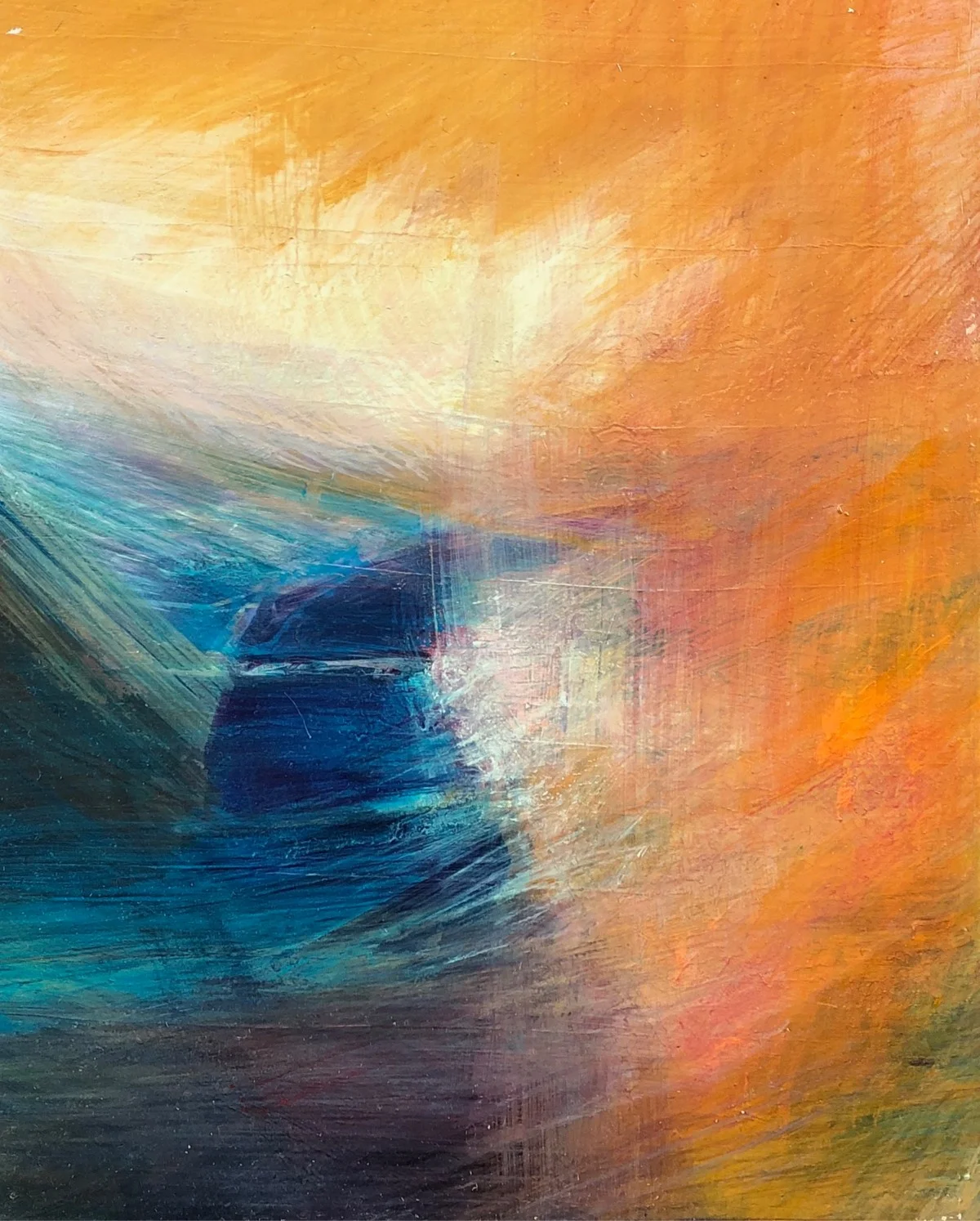 River Deep 2019 , oil on panel, 37 x 28.5cm