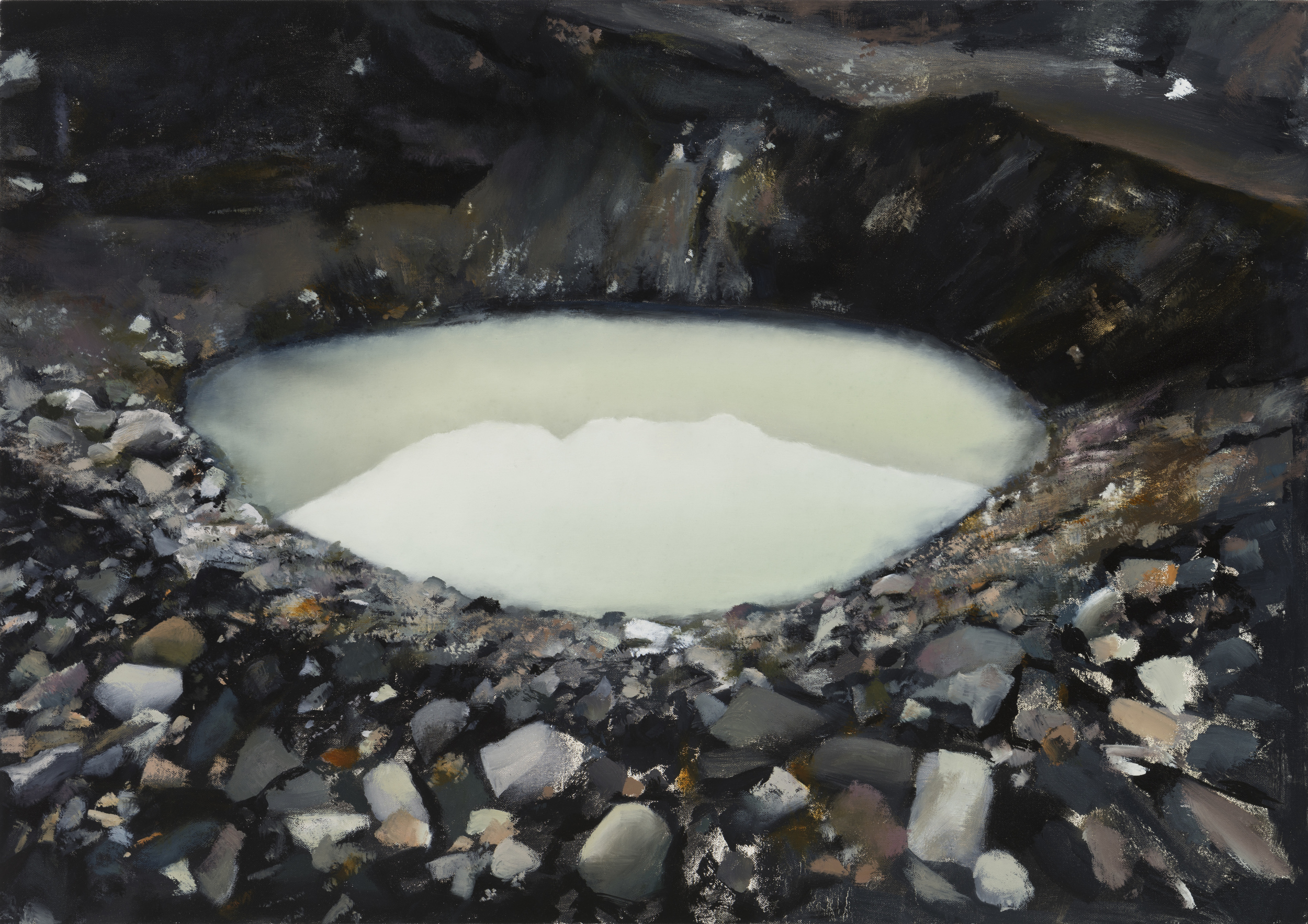   puddle   24" x 34"  oil on canvas  2014    