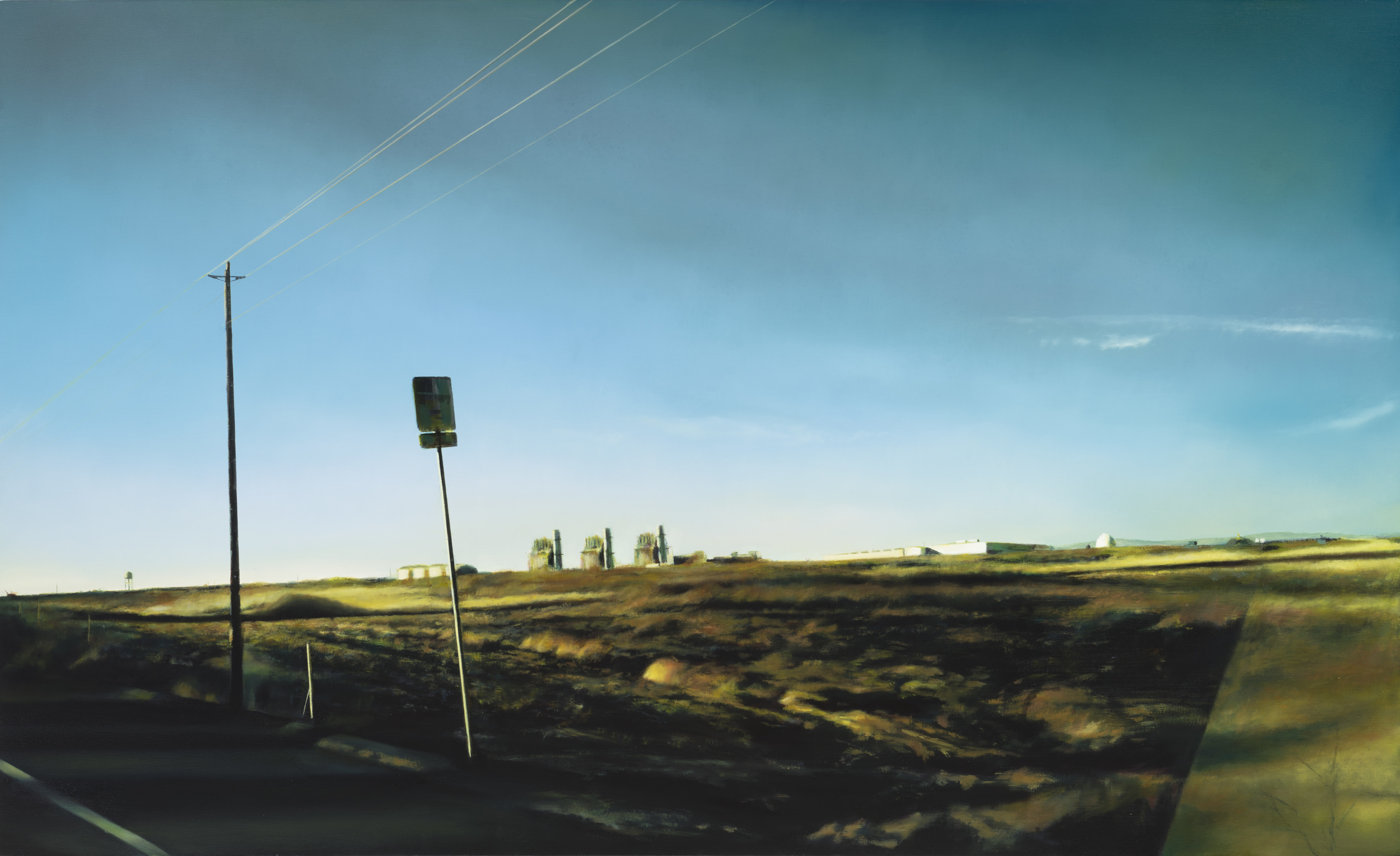   power plants  •  34" x 56"  oil on canvas  2012   