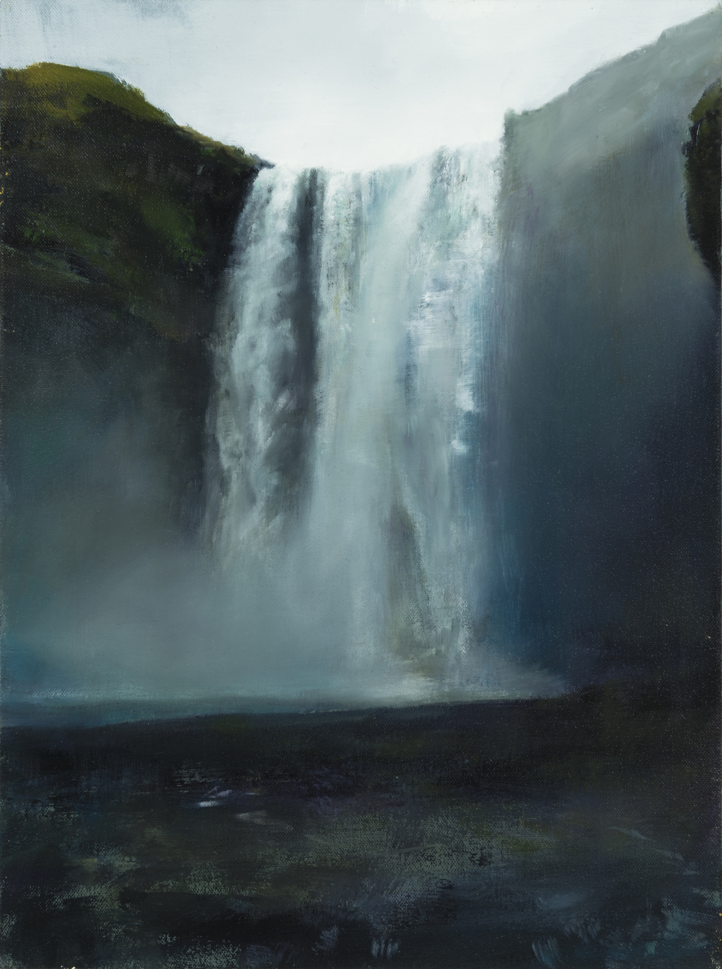   waterfall •   16" x 12"  oil on canvas  2014  &nbsp; 