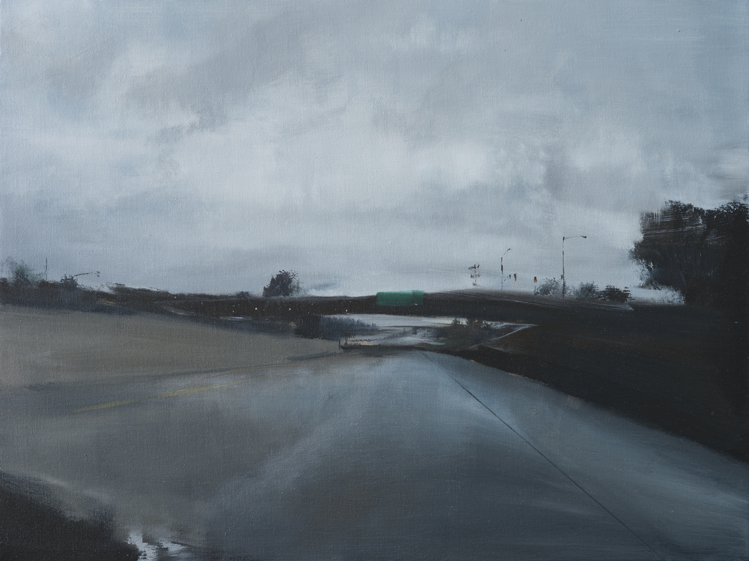   hwy 4&nbsp;&nbsp; •  18" x 24"  oil on canvas  2013    