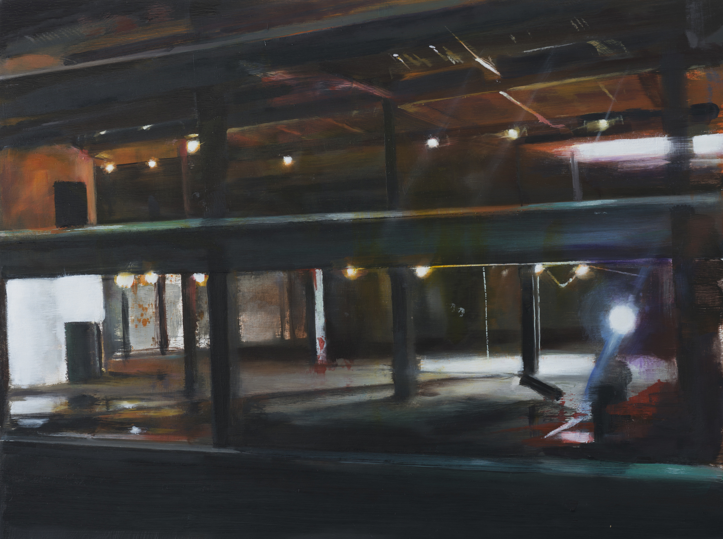   building  •  18" x 24"  oil on panel  2013    