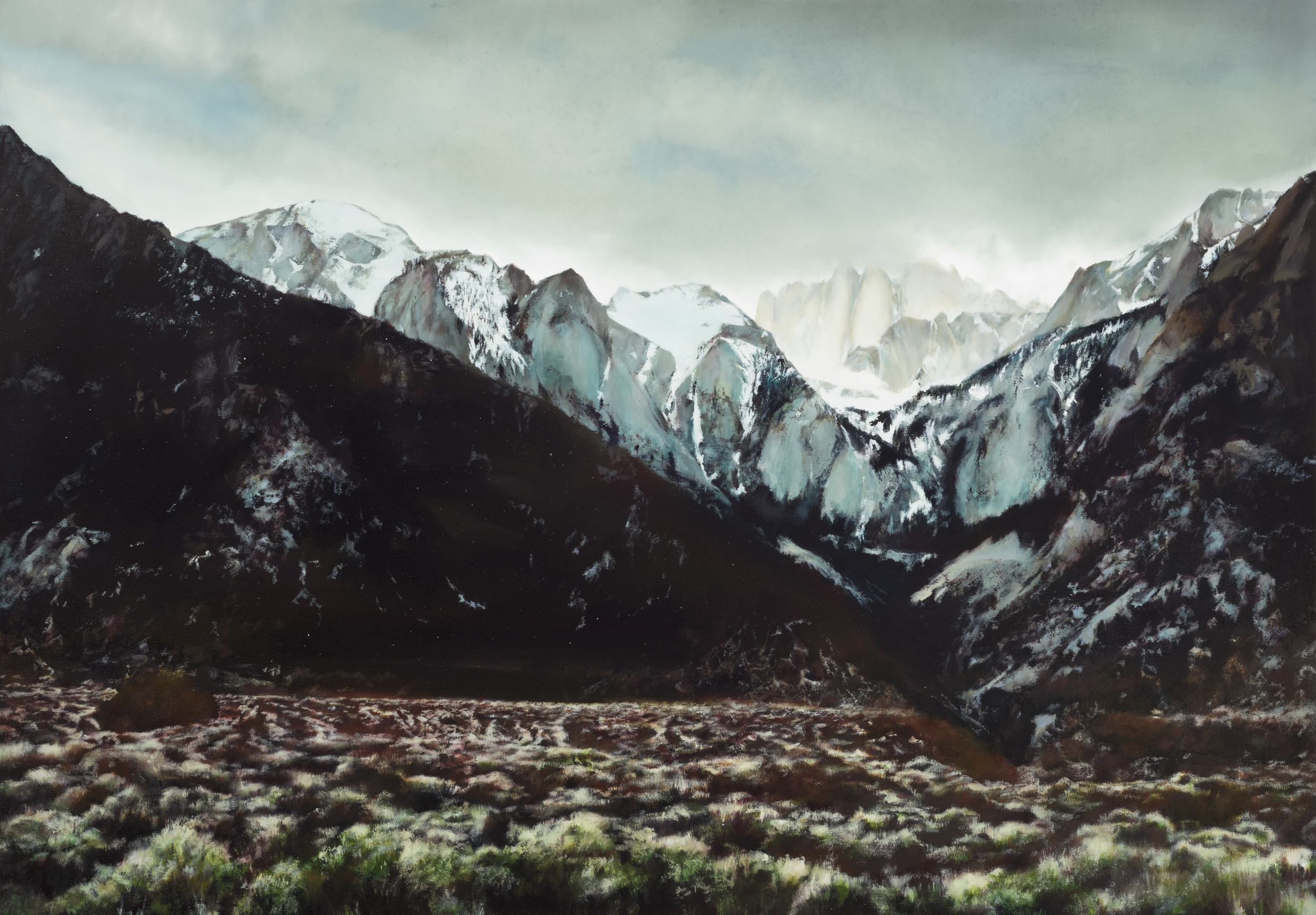   mt. whitney   40" x 62"  oil on canvas  2013    