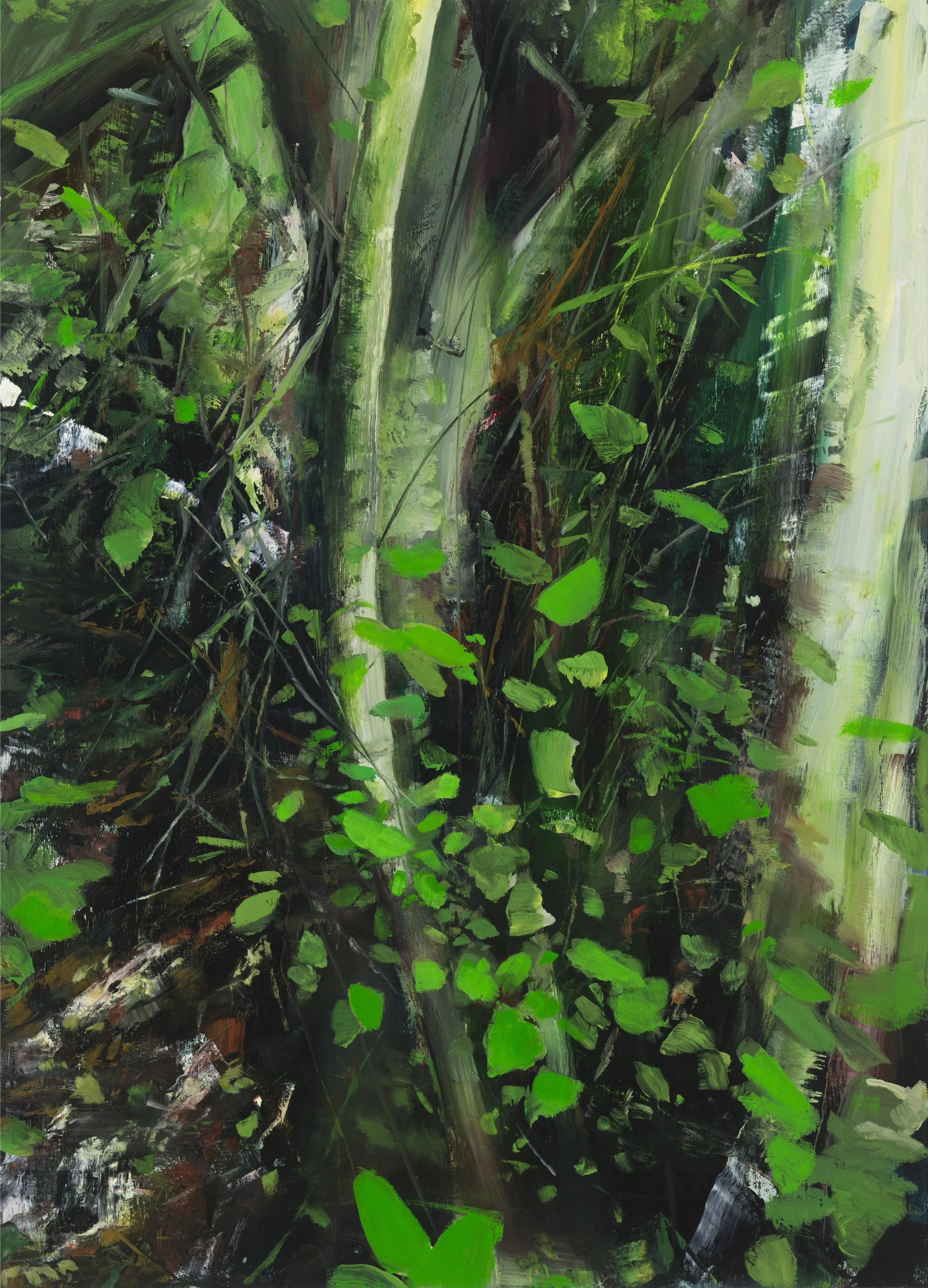 palomarin (green) • 29" x 21" oil on canvas 2014
