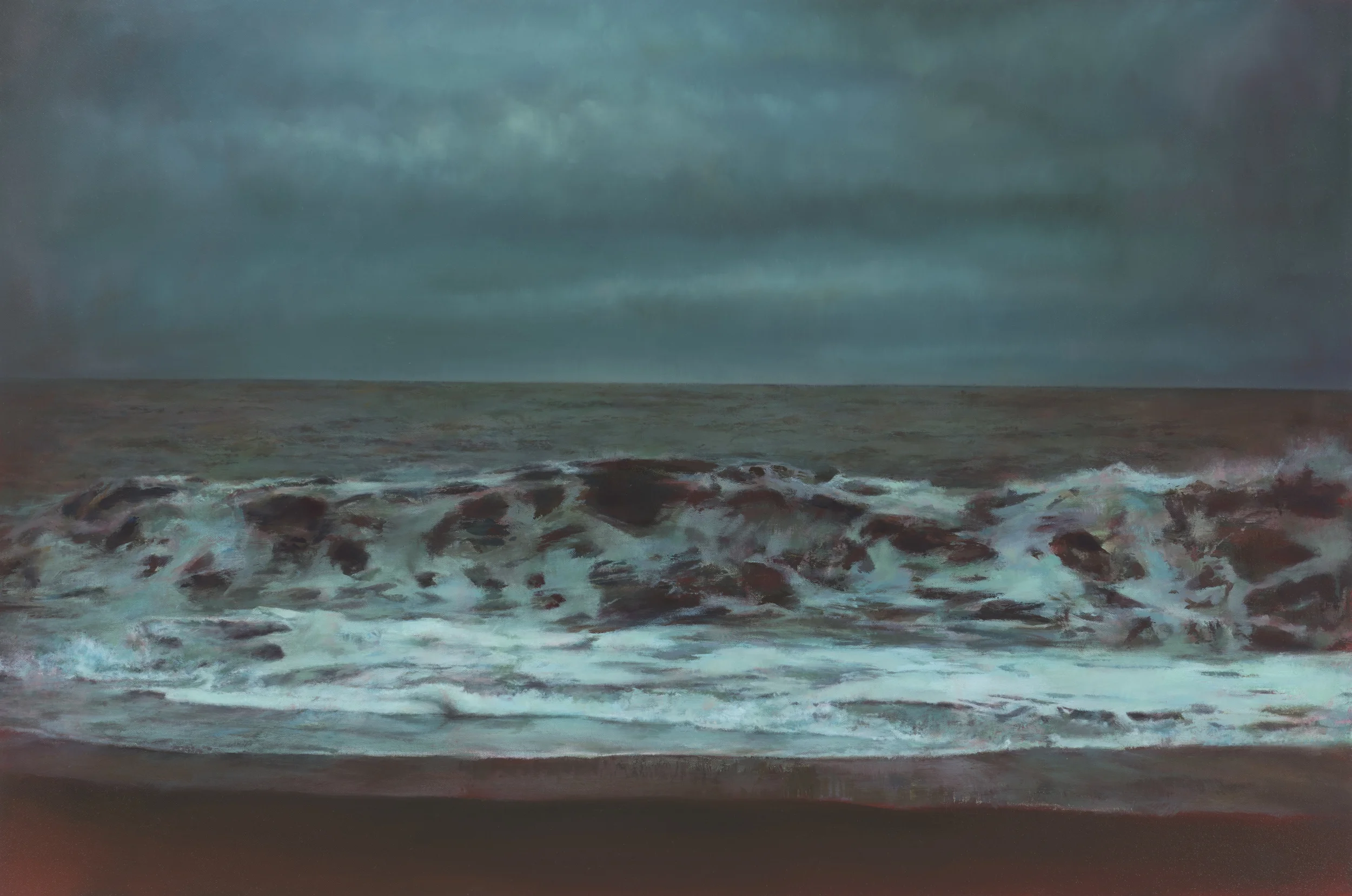 iceland wave • 22" x 34" oil on canvas 2015