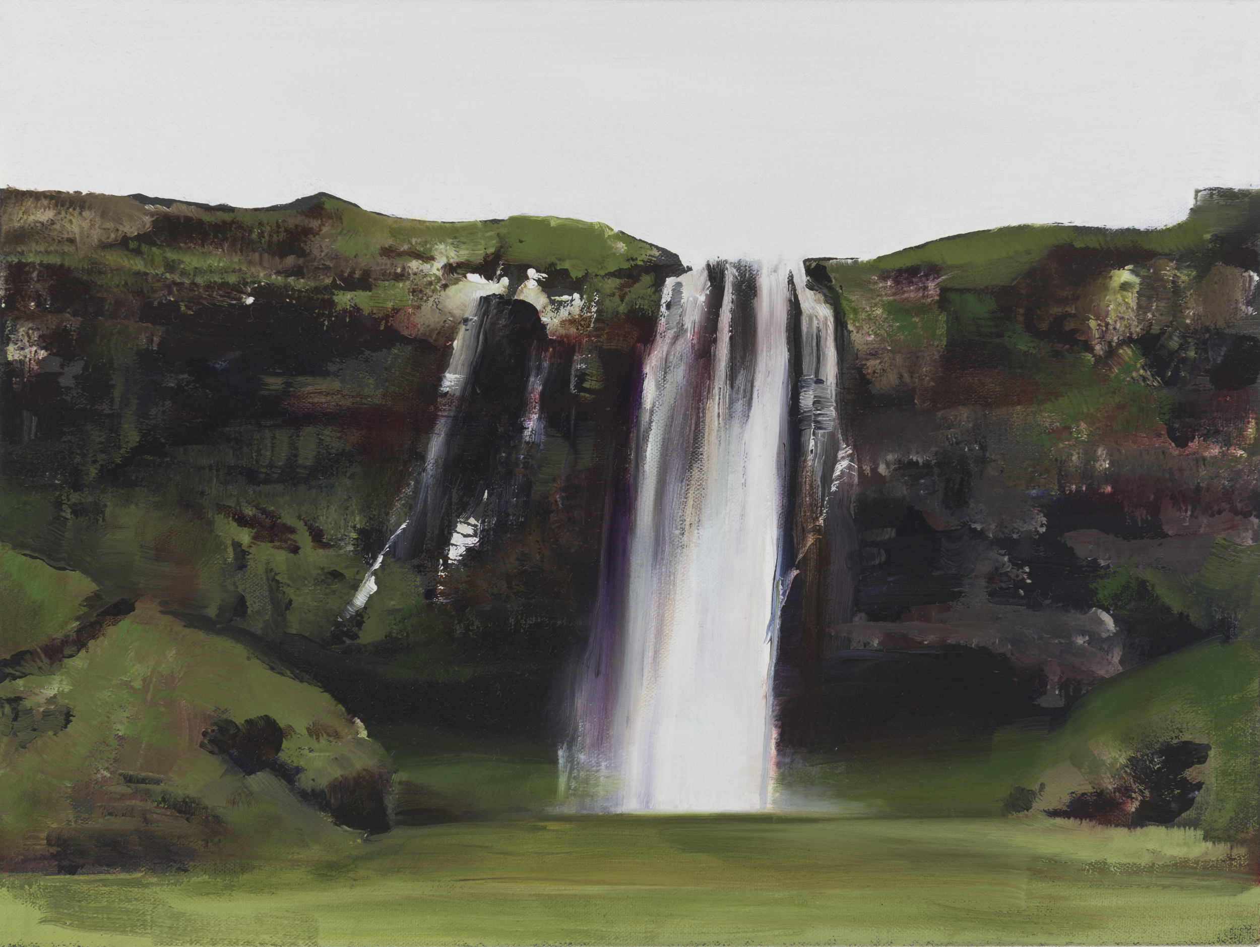   seljalandfoss study  •  12" x 16"  oil on canvas  2015   