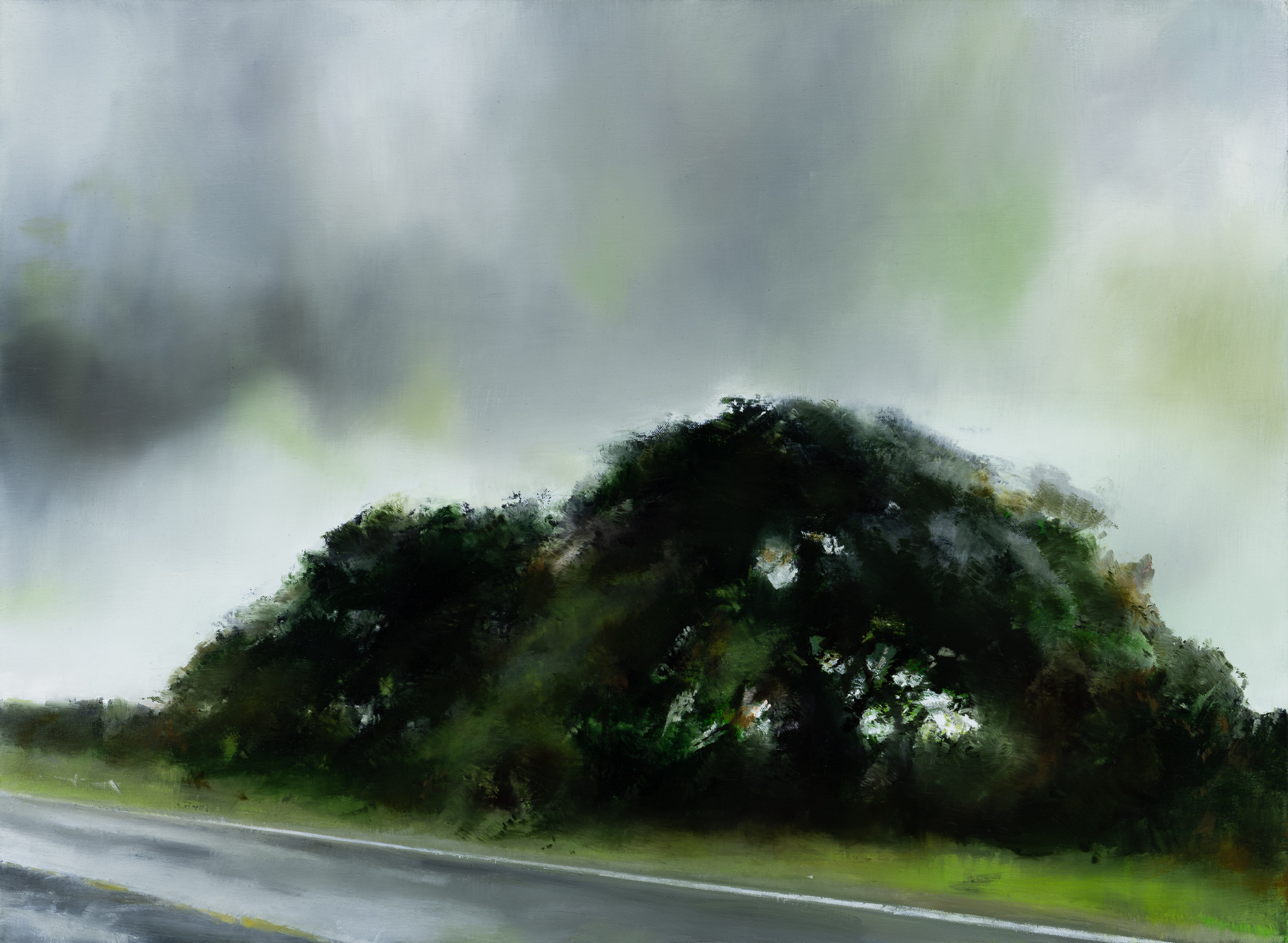   tree storm road  •  22" x 30"  oil on canvas  2019     