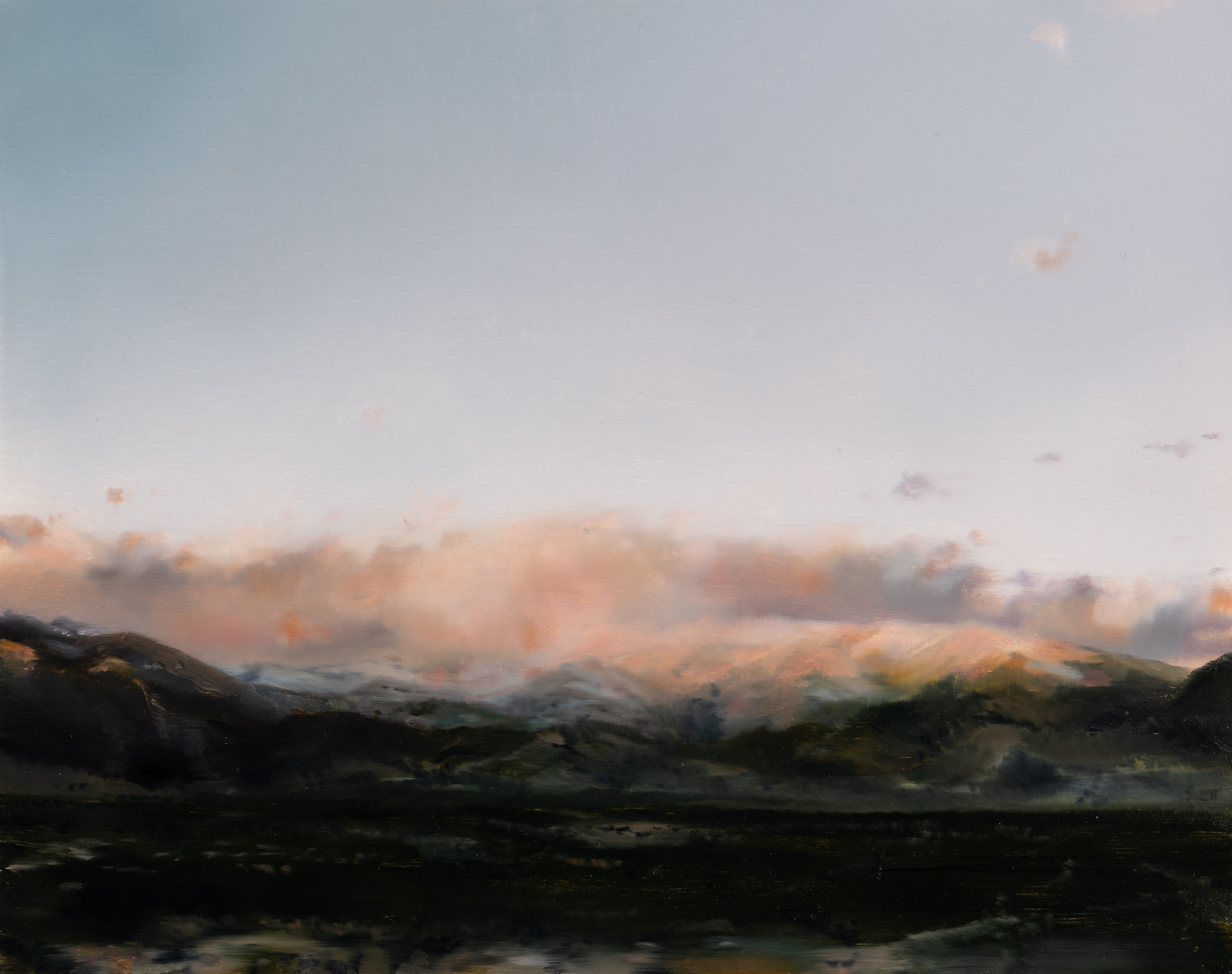 low clouds • 11" x 14" oil on panel 2019