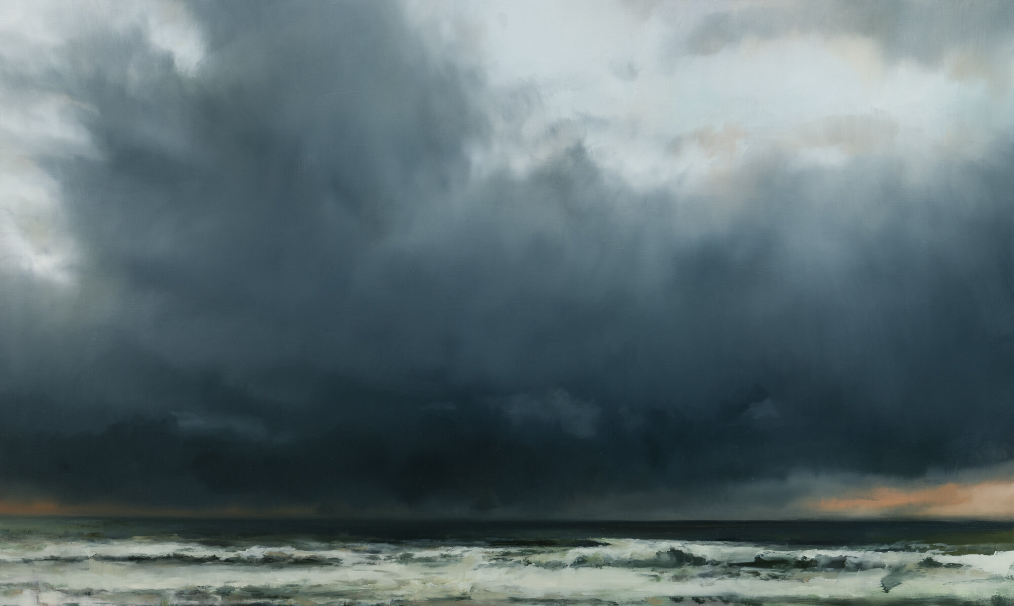   pacific storm •   30" x 50"  oil on canvas  2019   