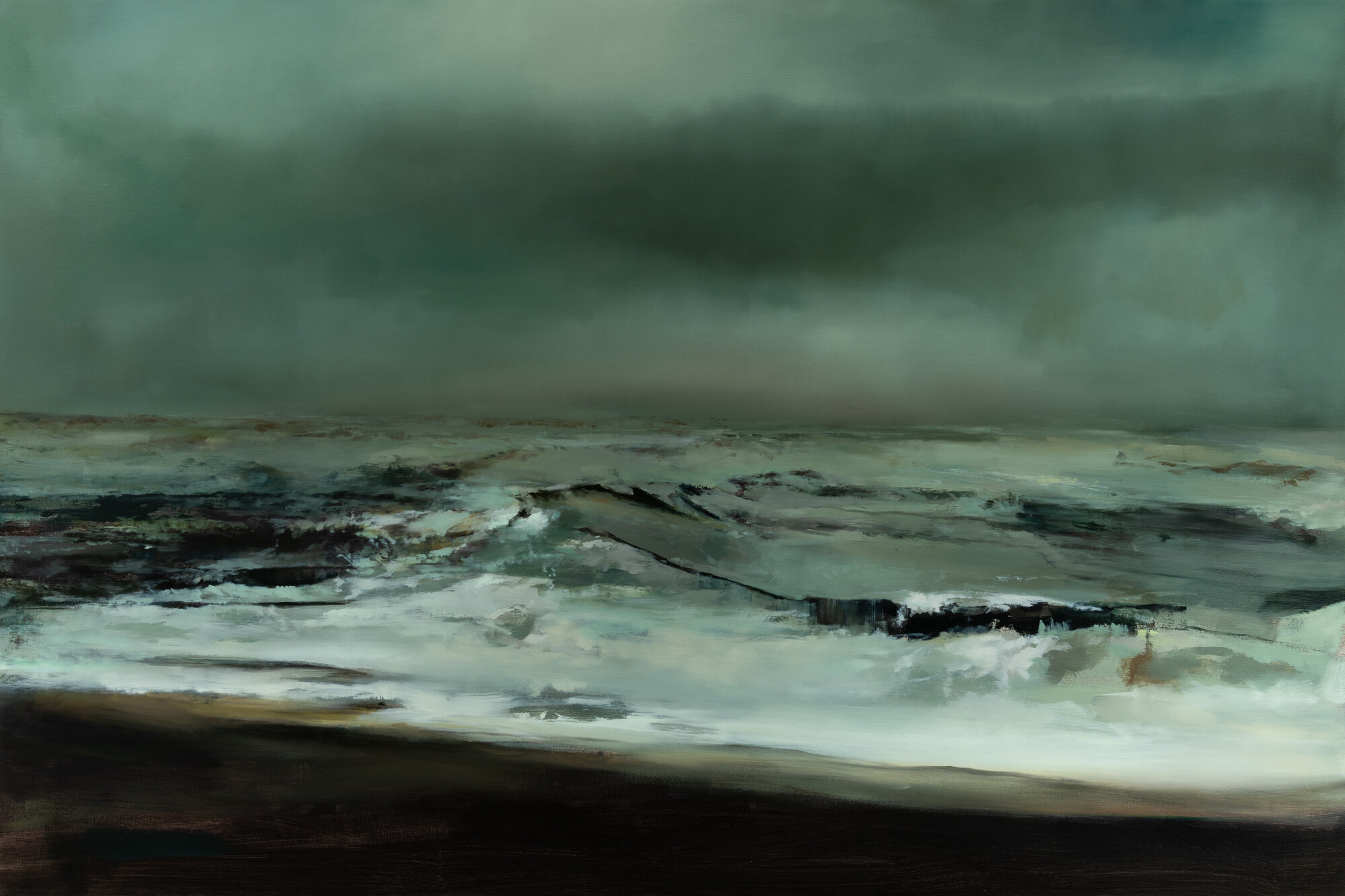   seascape 4 •   40" x 60"  oil on canvas  2021   