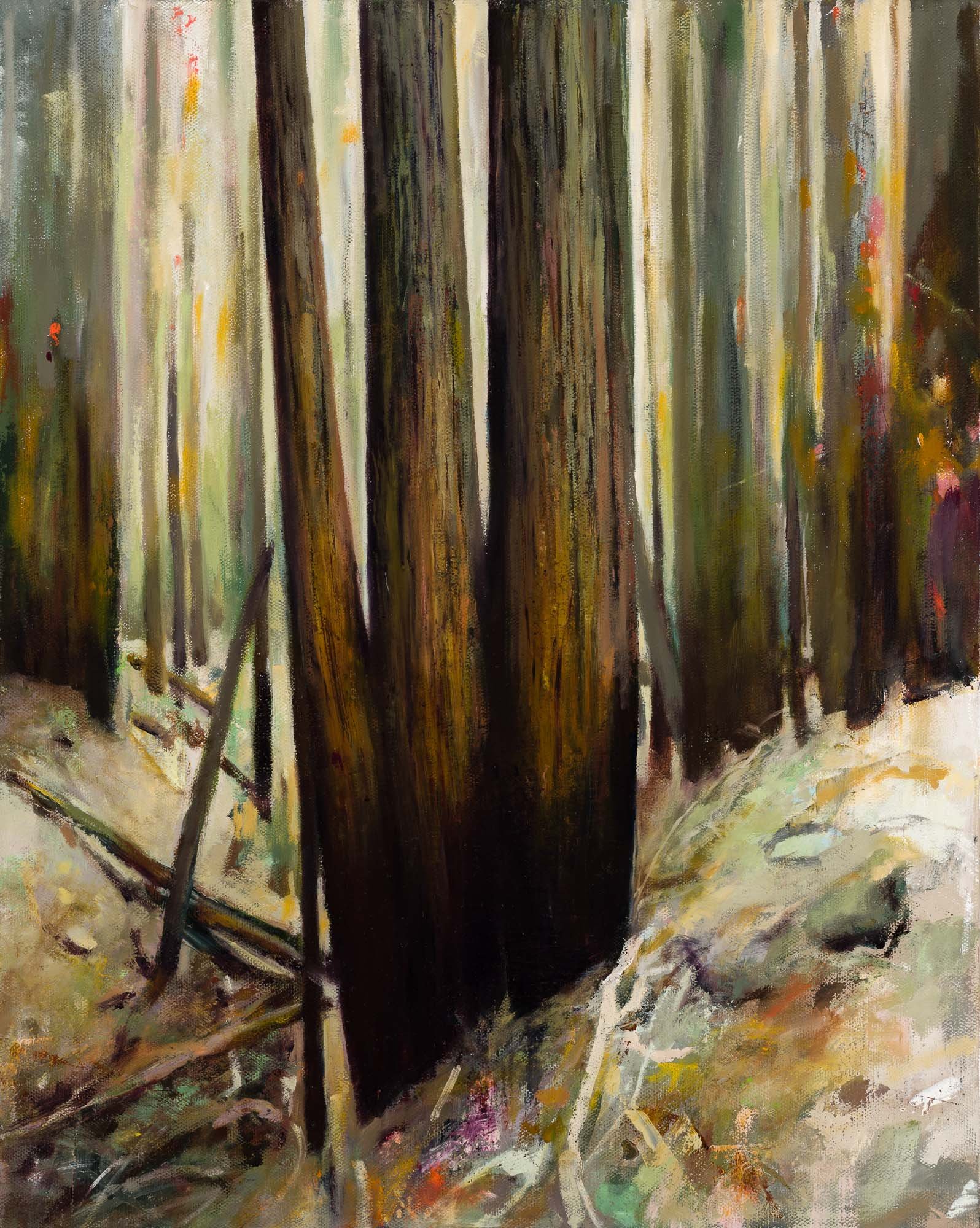   czu lightning complex   20" x 16"  oil on canvas  2026   