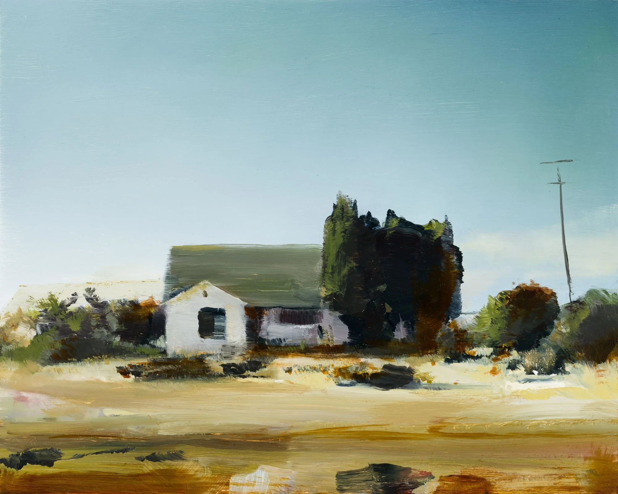   house study 4   8" x 10"  oil on panel  2023   