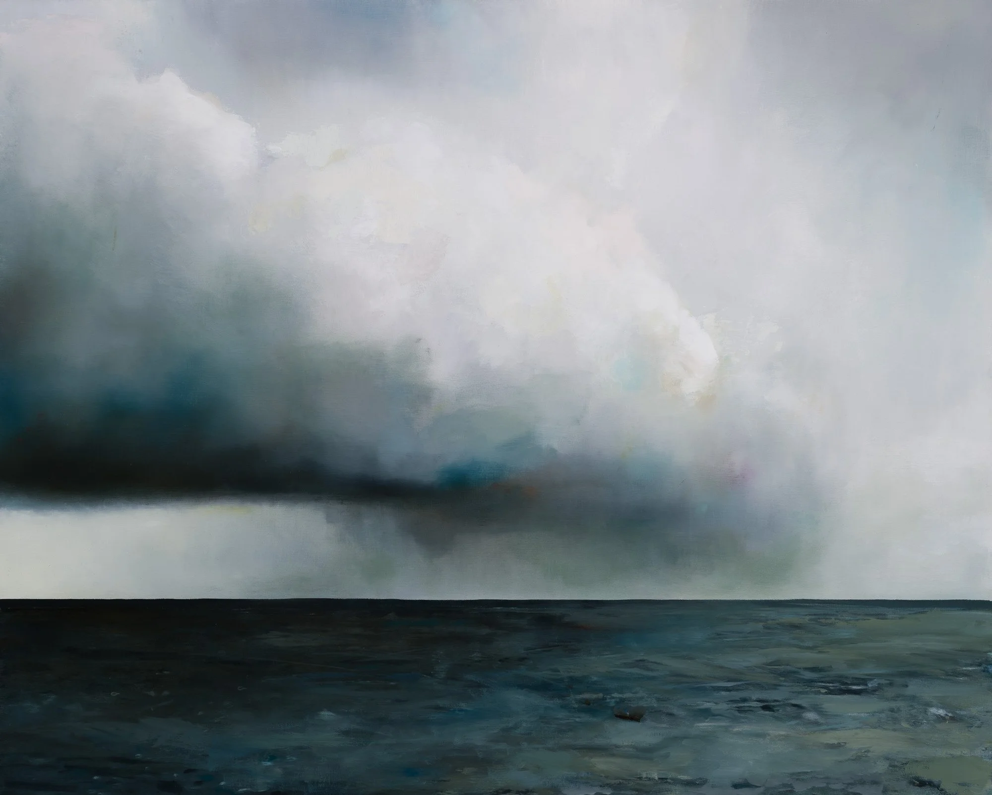   ocean cloud   24" x 30"  oil on panel  2026   